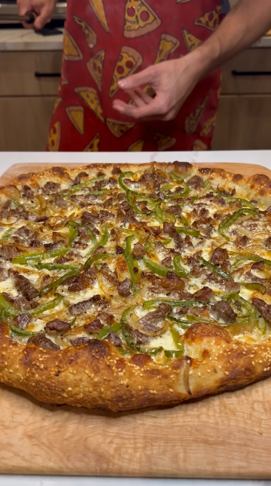 philly(ish)-cheesesteak-pizza