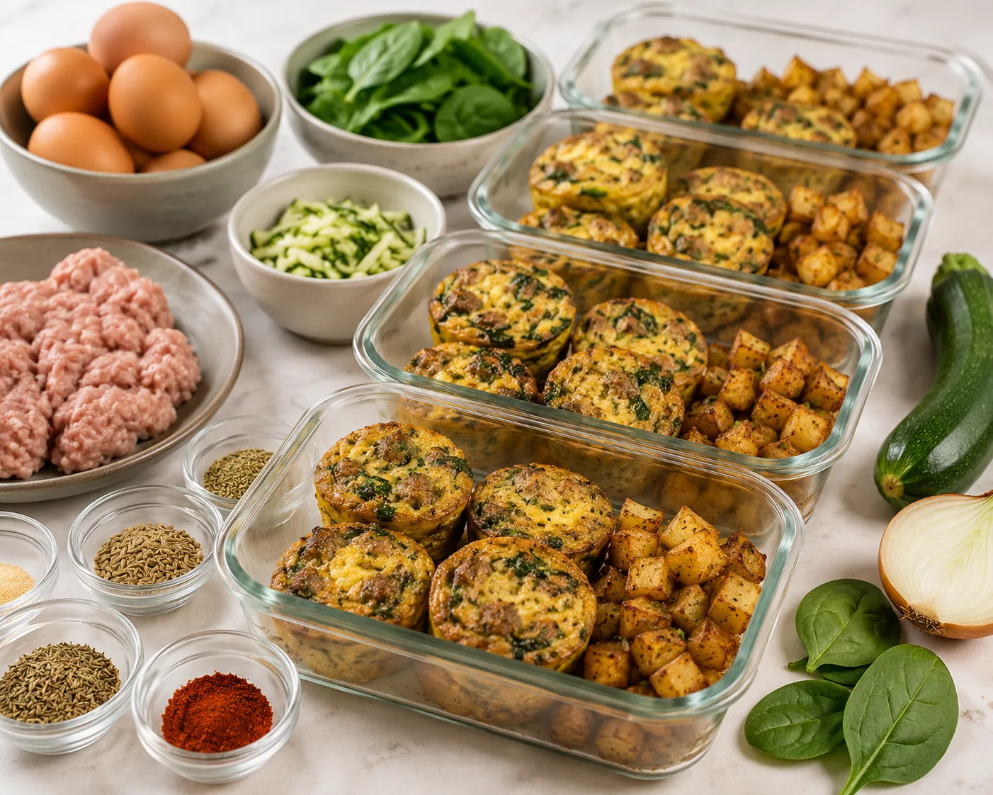 high-protein-breakfast-sausage-egg-muffins-crispy-breakfast-potatoes