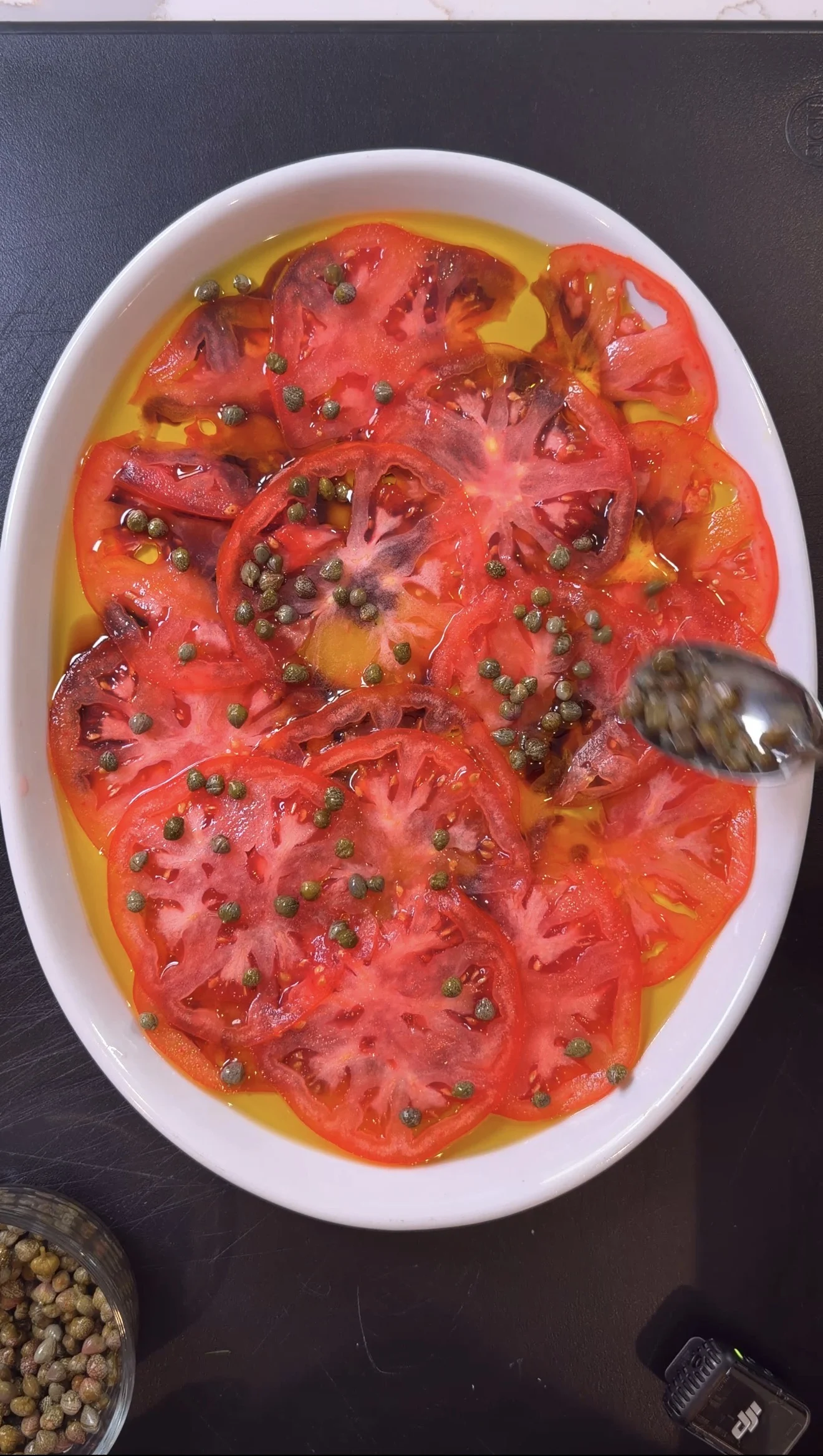 tomato-carpaccio-with-fennel-capers-and-parmigiano-reggiano