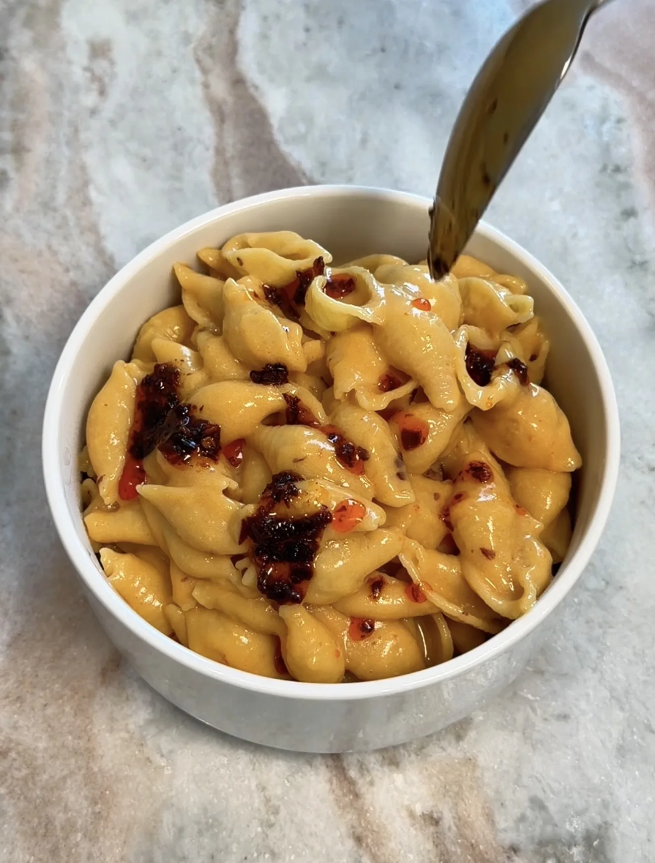 chili-crisp-mac-and-cheese recipe