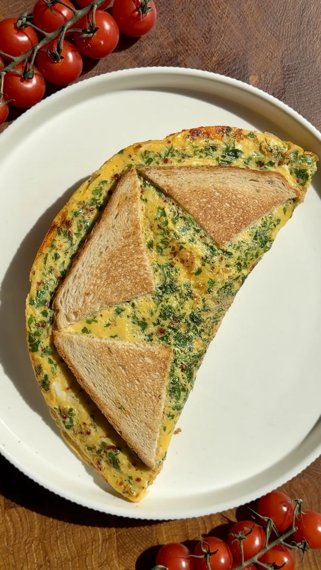 omelette-toast-sandwich recipe