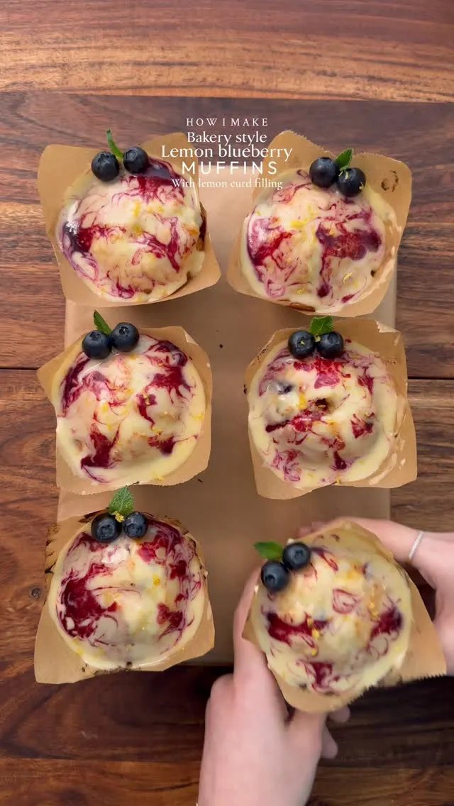bakery-style-lemon-blueberry-muffins-with-lemon-curd-filling