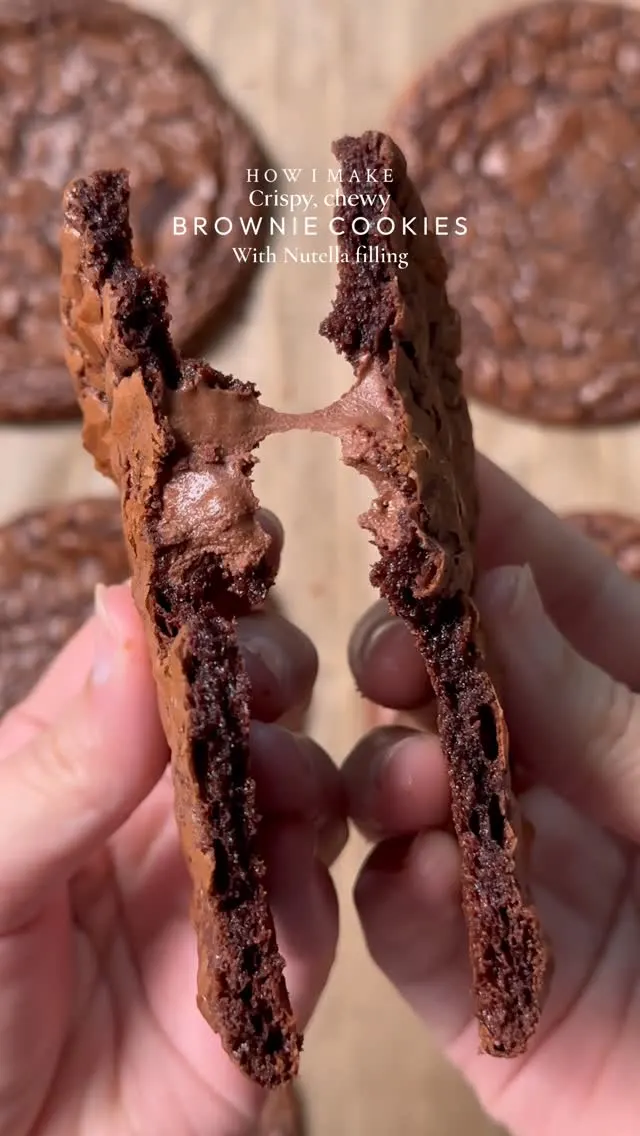 crispy-chewy-brownie-cookies
