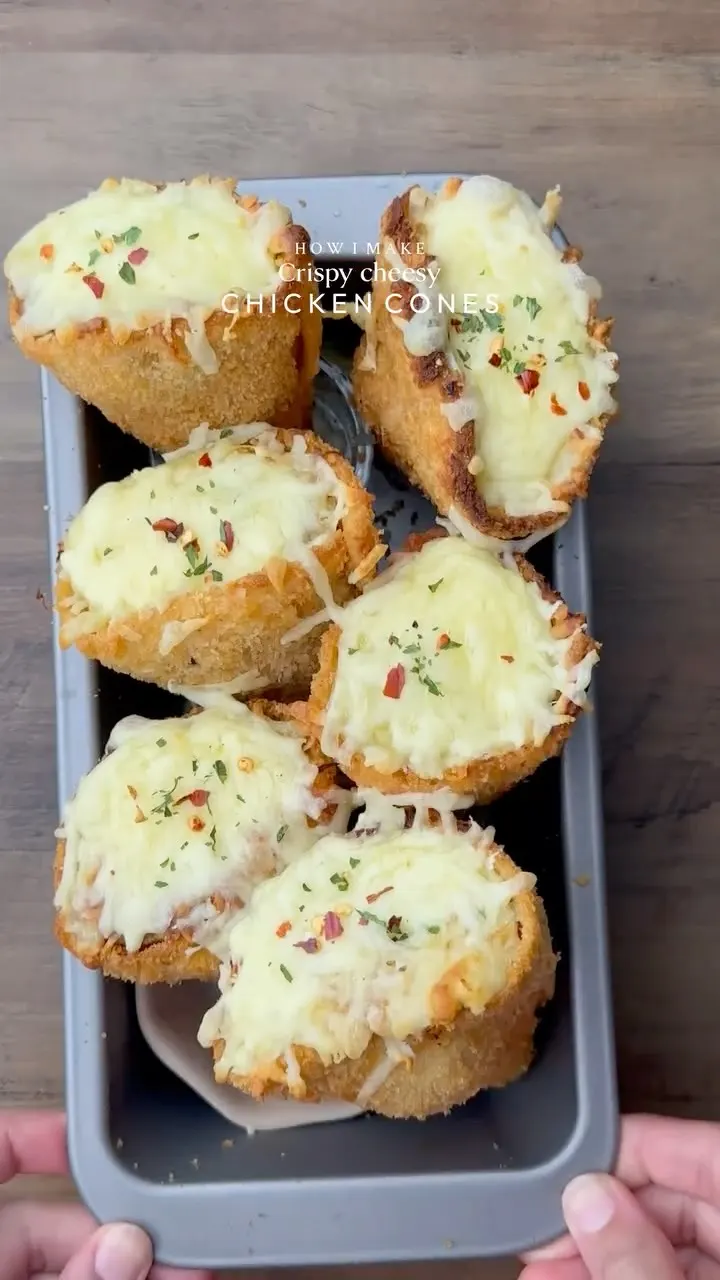crispy-cheesy-chicken-cones