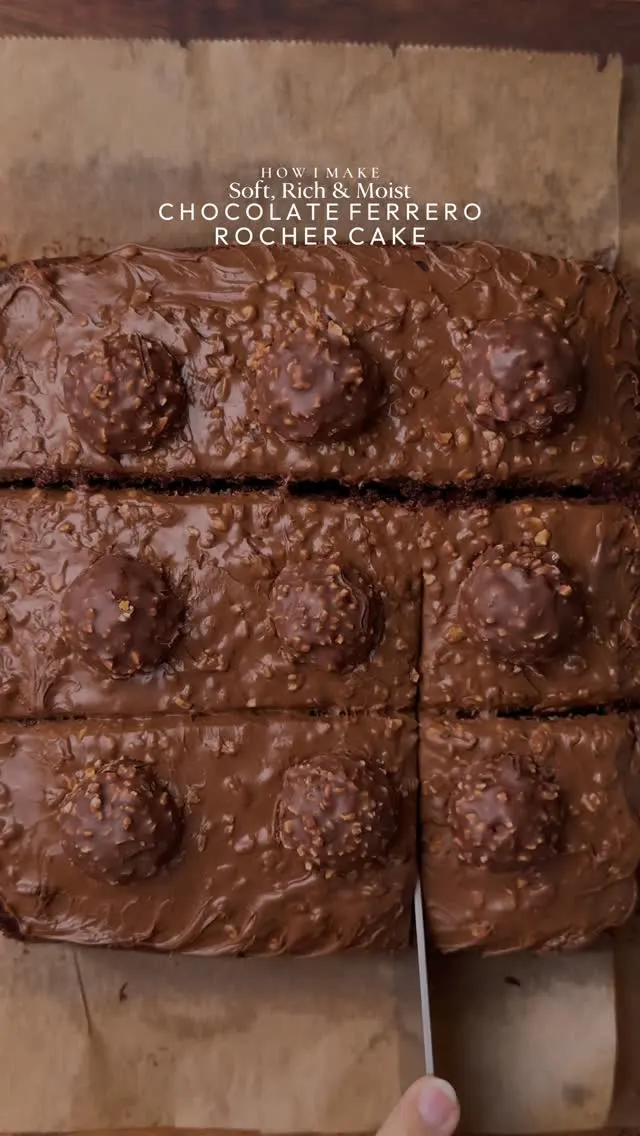 chocolate-ferrero-rocher-cake
