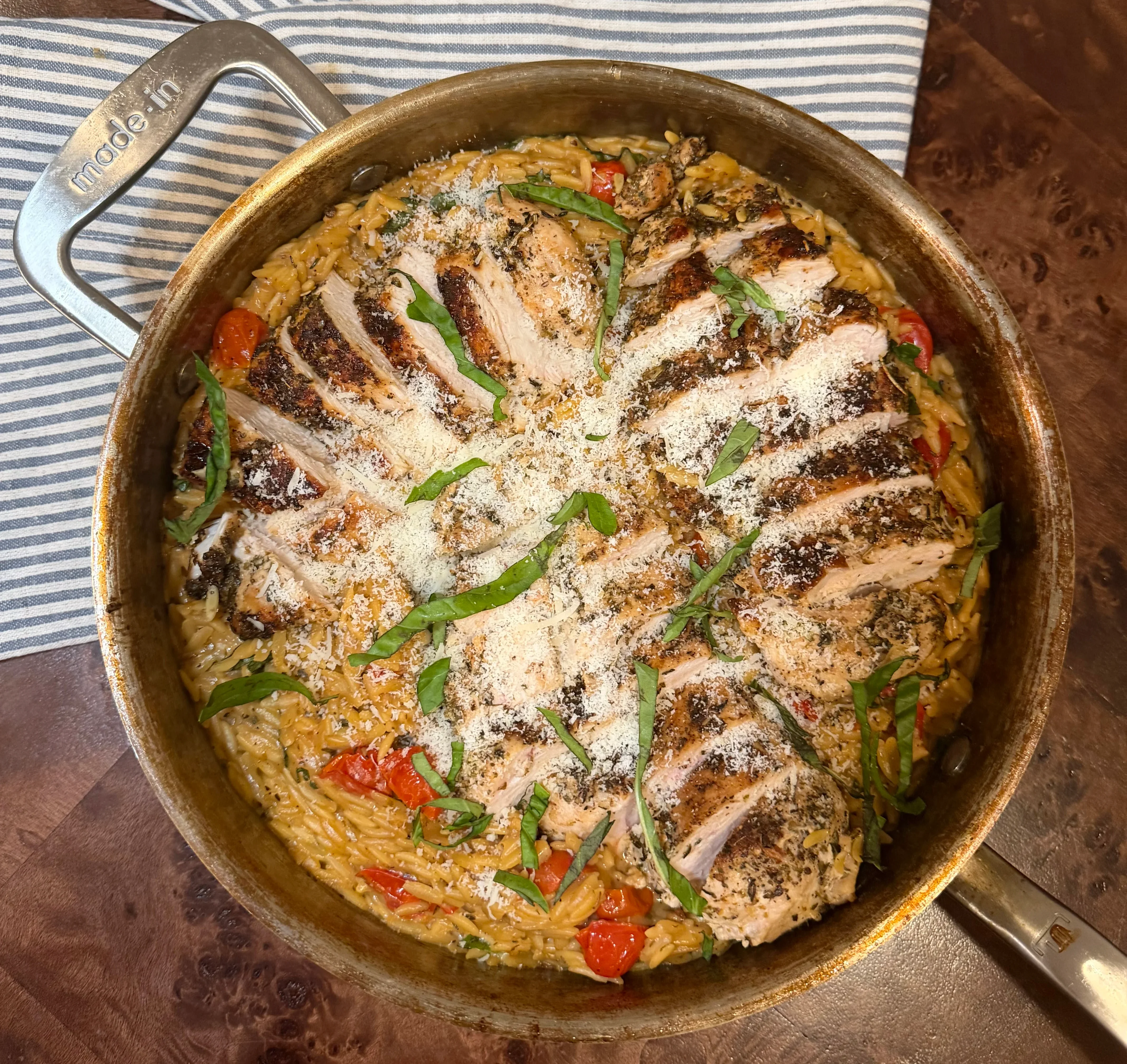 tomato-basil-chicken-orzo-(one-pan)