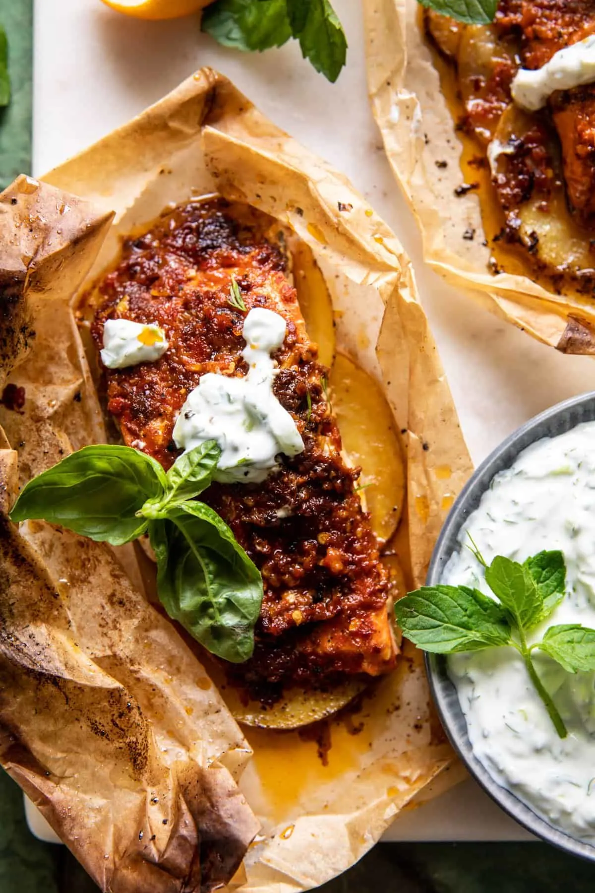 parchment-baked-roasted-red-pepper-salmon