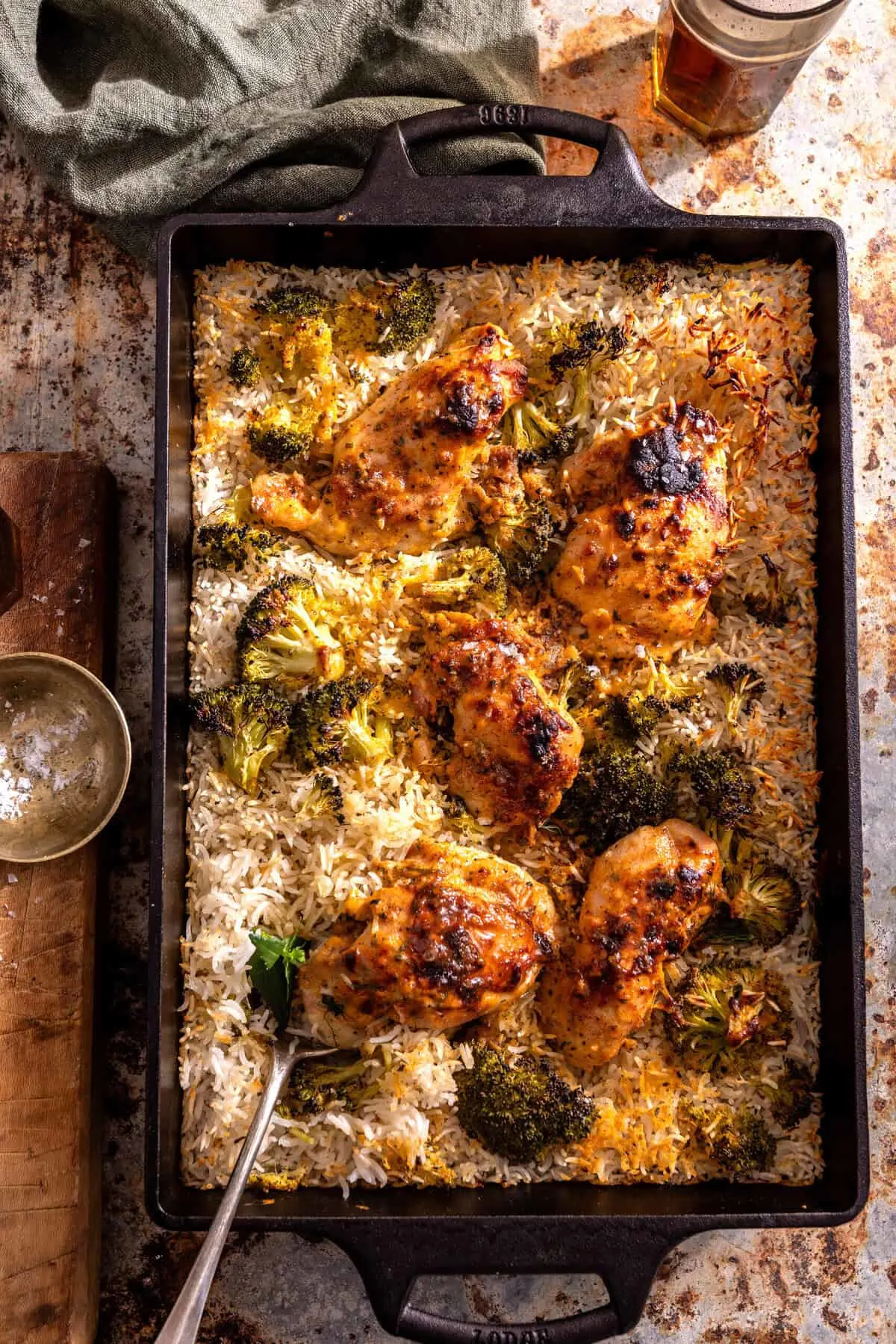 one-pan-ranch-cheddar-chicken-and-rice