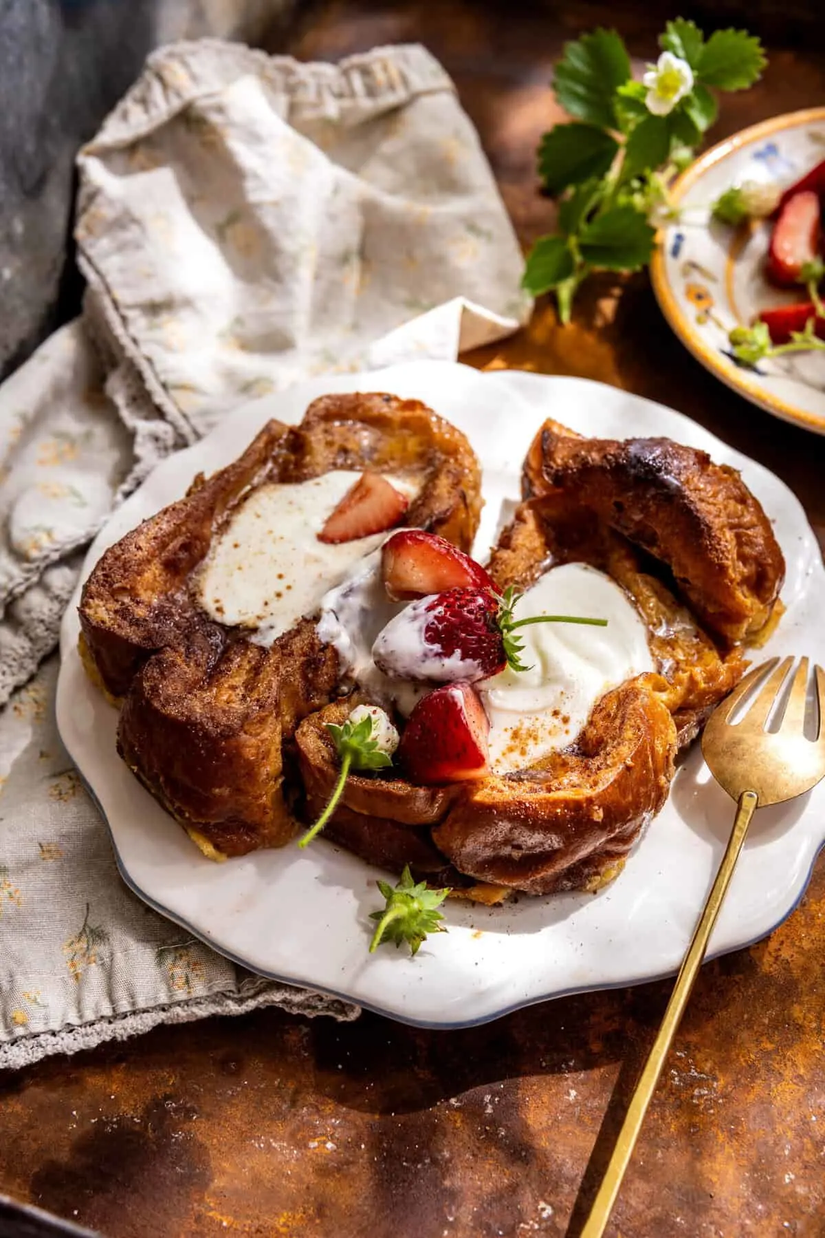 baked-condensed-milk-cinnamon-french-toast