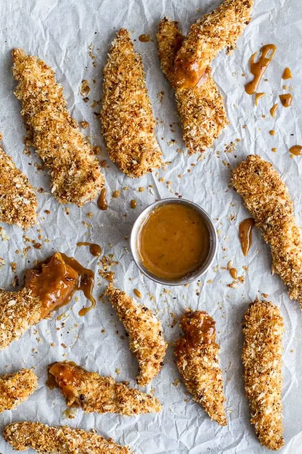 quinoa-crusted-chicken-strips-with-bbq-honey-mustard.