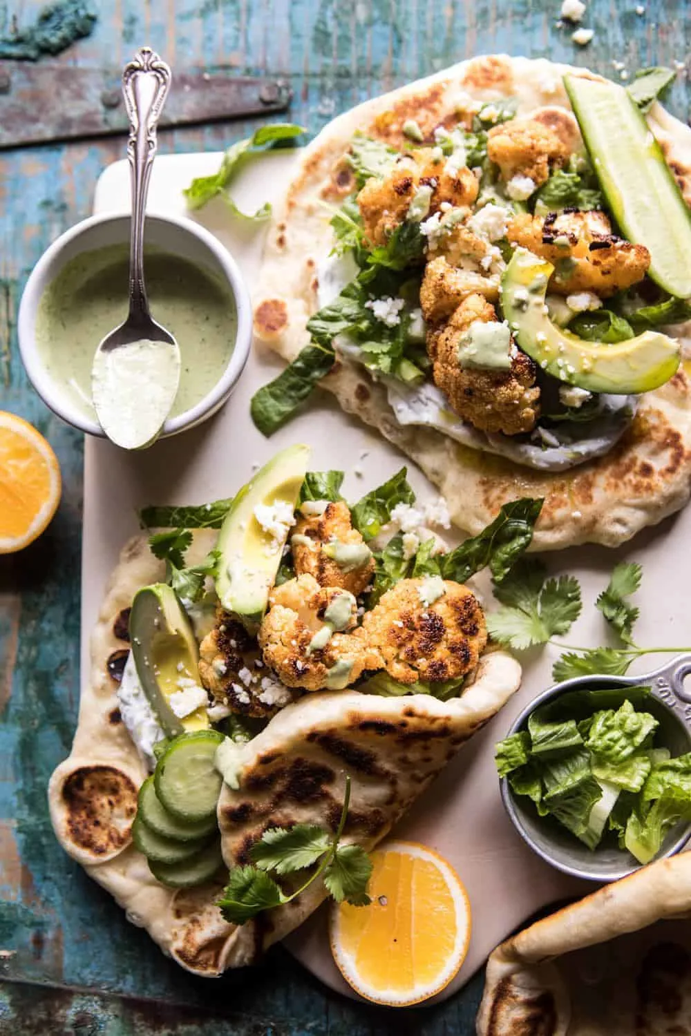 cauliflower-shawarma-wraps-with-green-tahini-and-feta