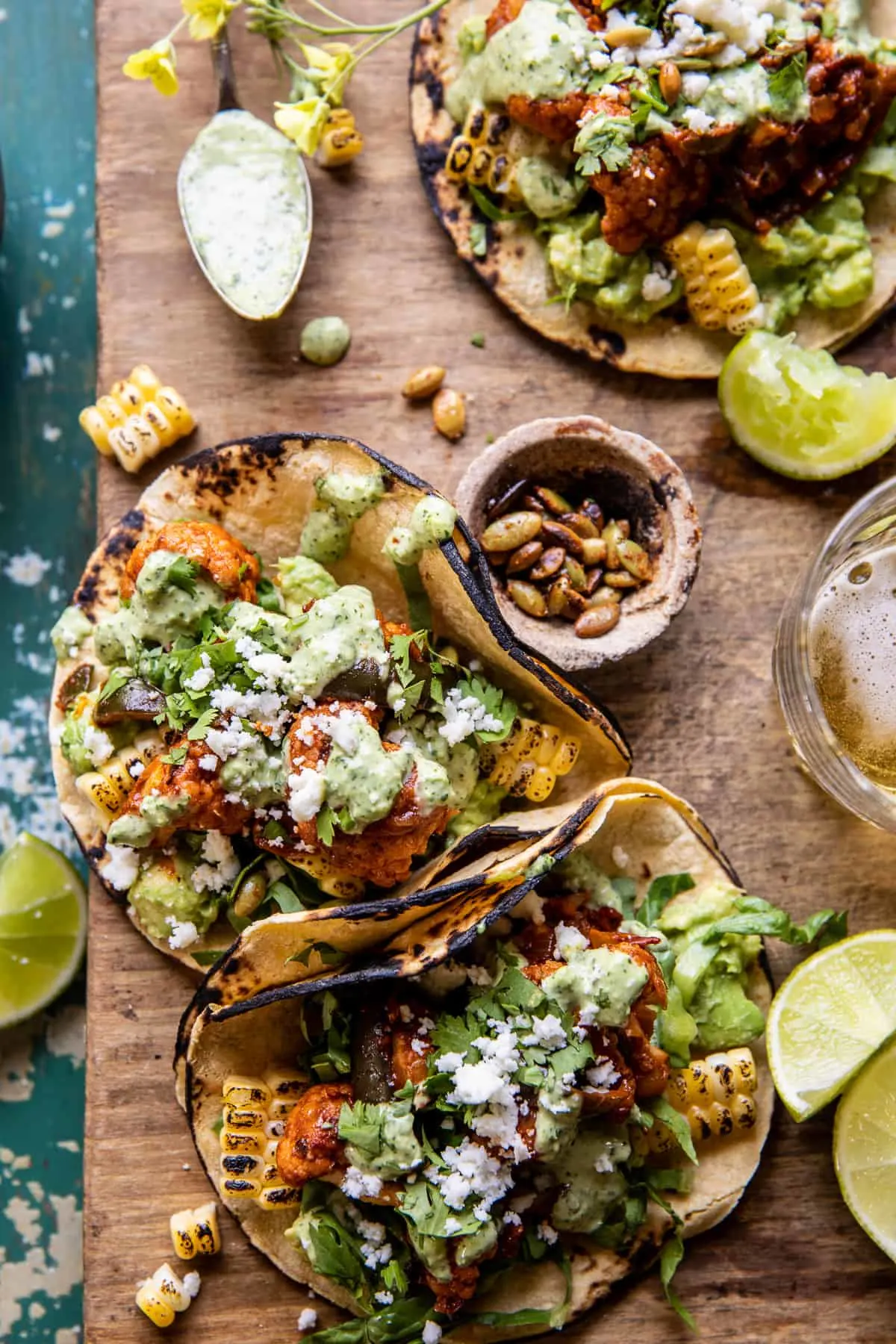 chipotle-cauliflower-tacos-with-creamy-jalapeno-verde