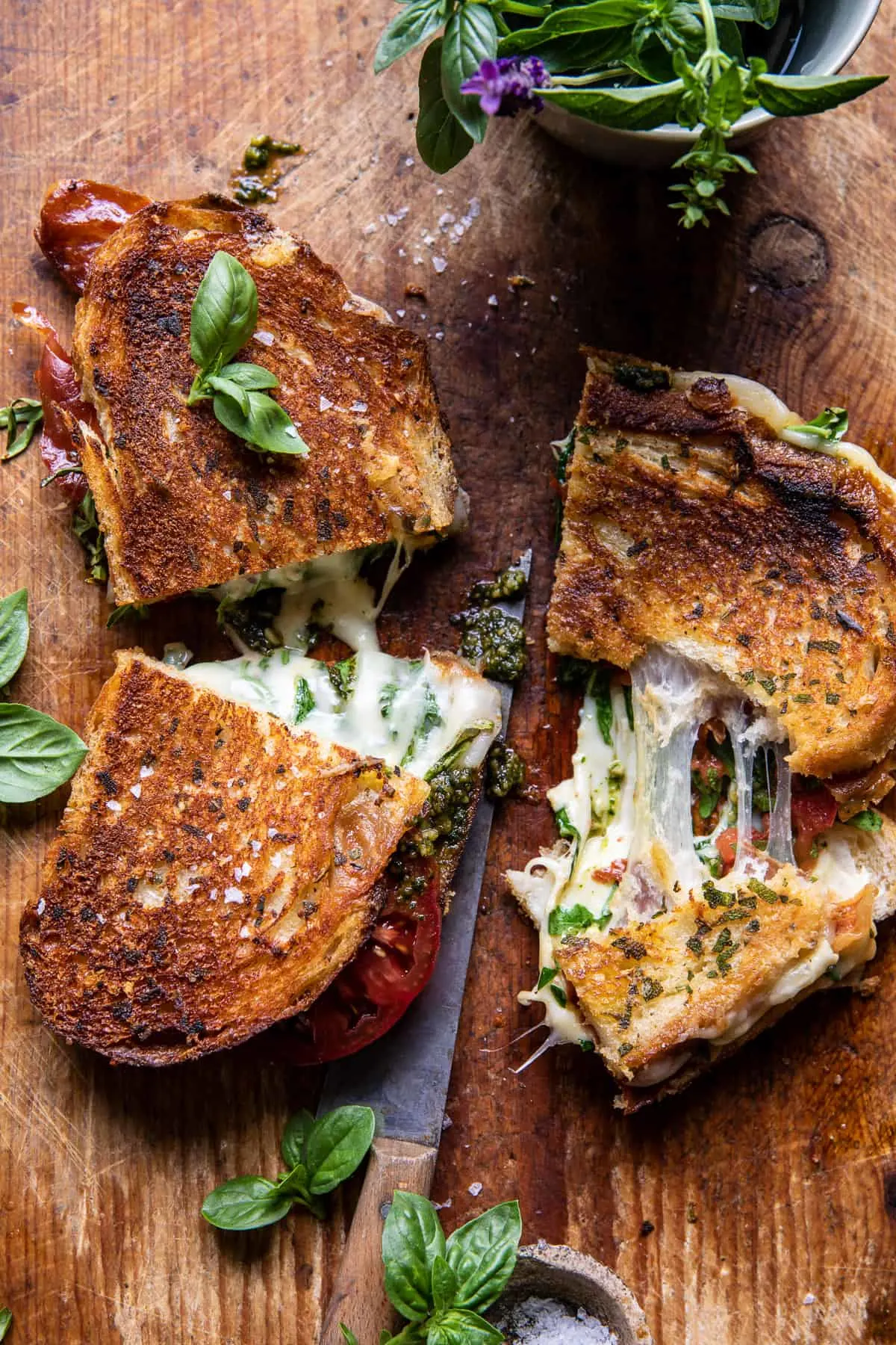 crispy-prosciutto-sage-pesto-and-tomato-grilled-cheese
