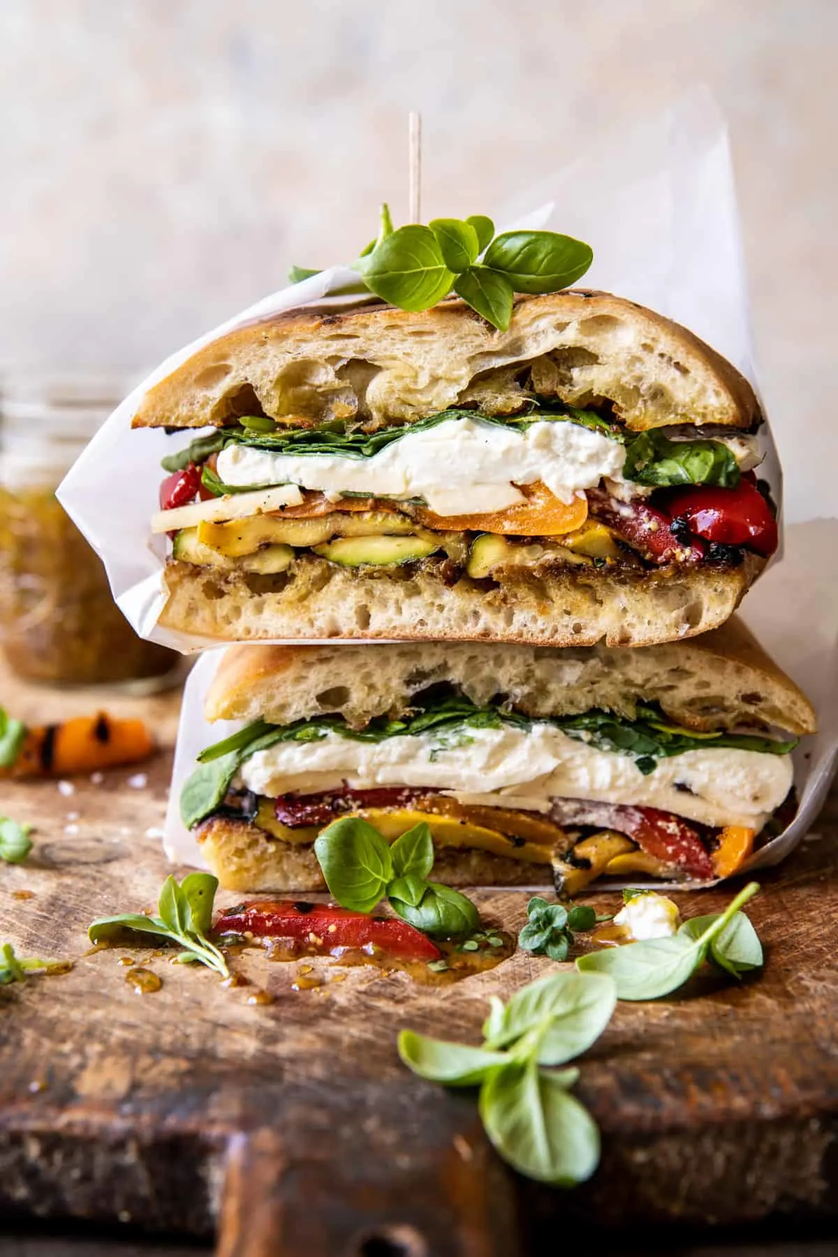 grilled-vegetable-burrata-sandwich-with-lemon-thyme-honey-mustard