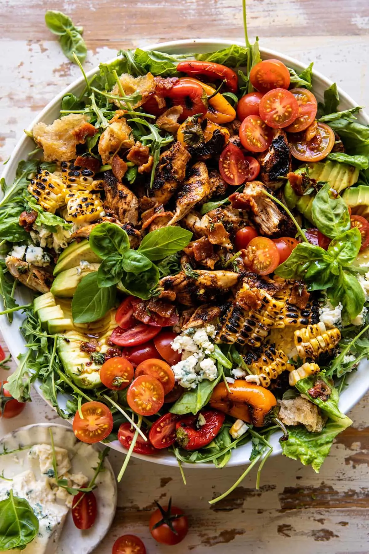 summer-chicken-salad-with-hot-bacon-dressing