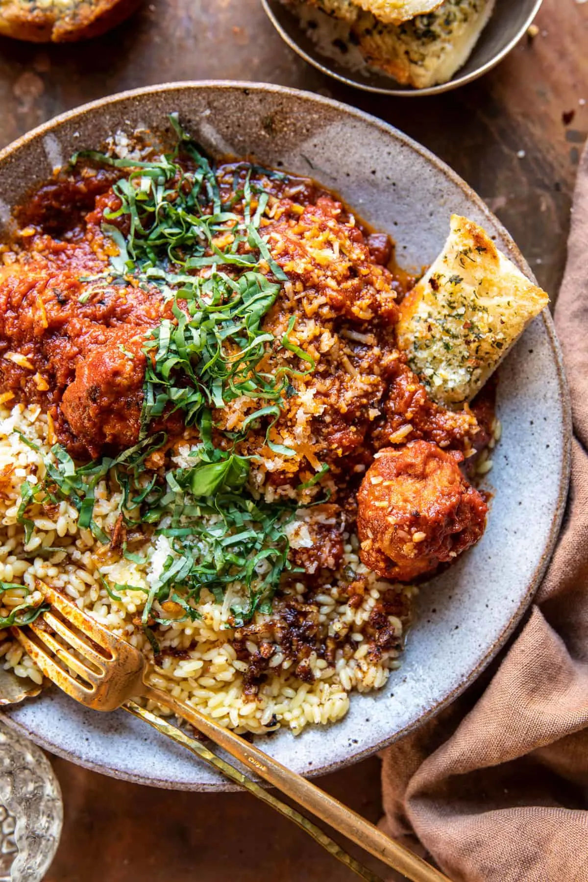 saucy-braised-garlic-butter-meatballs-with-orzo