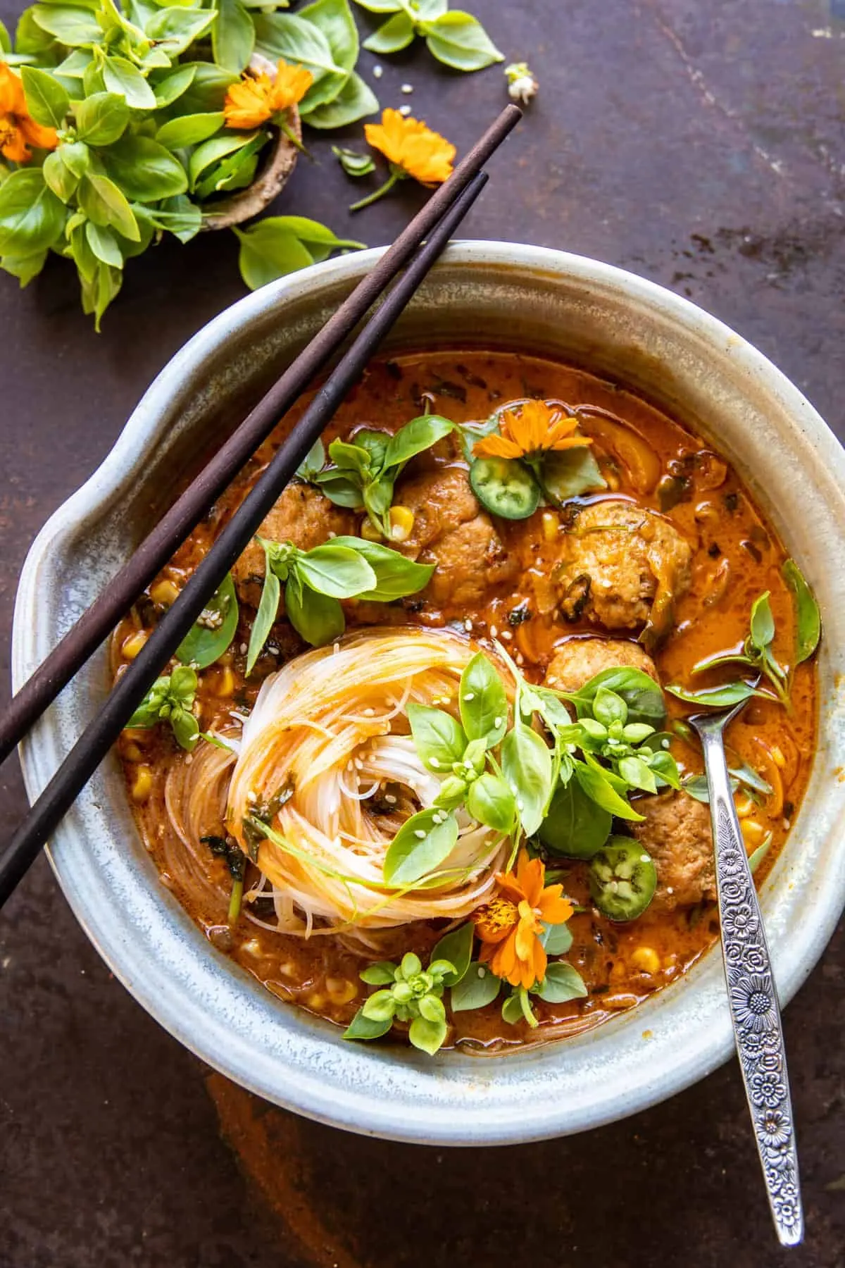 coconut-chicken-meatball-curry-with-rice-noodles