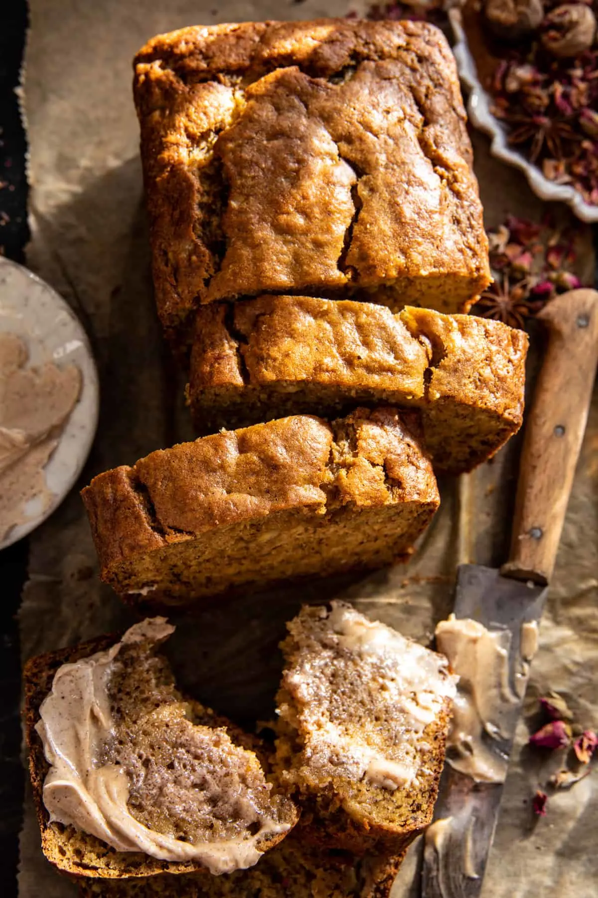 maple-banana-bread-with-cinnamon-butter