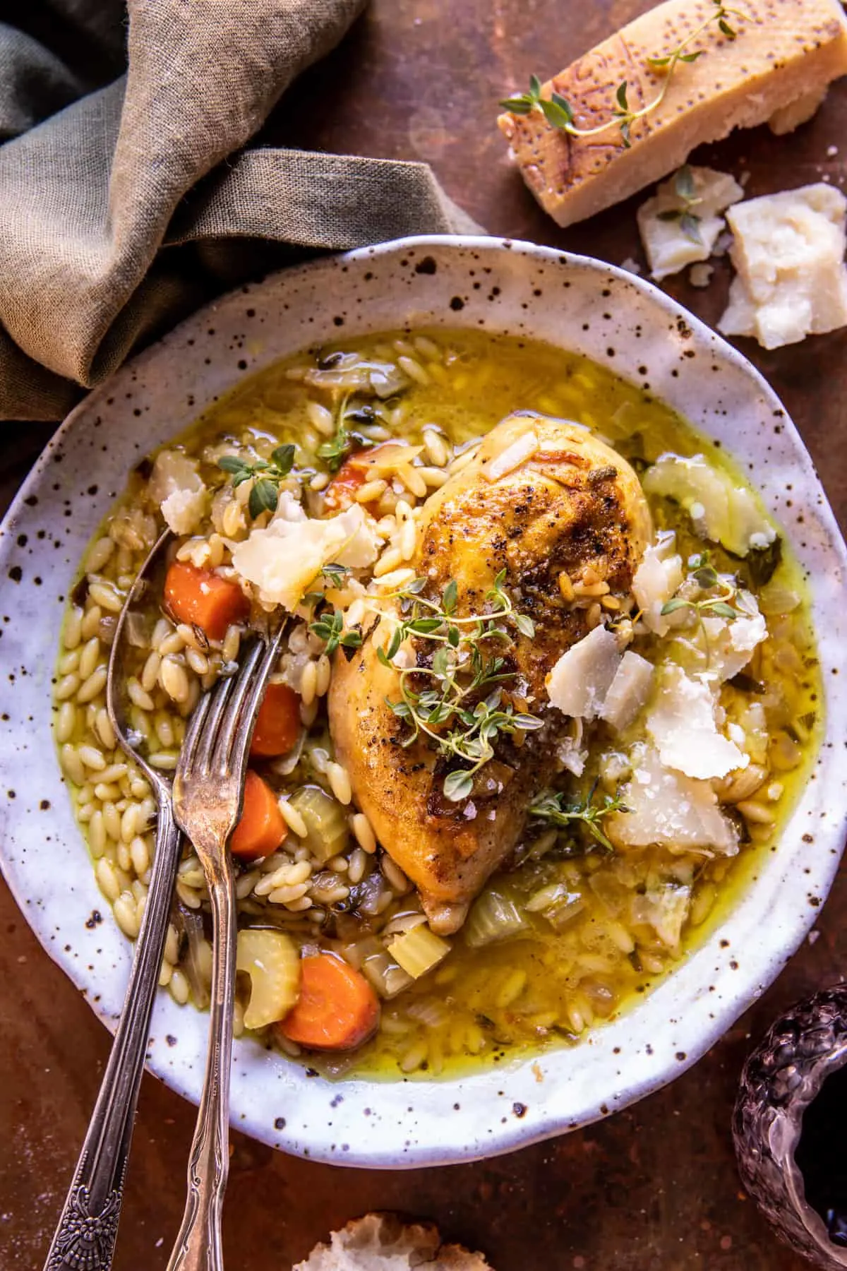roasted-herb-butter-chicken-and-orzo