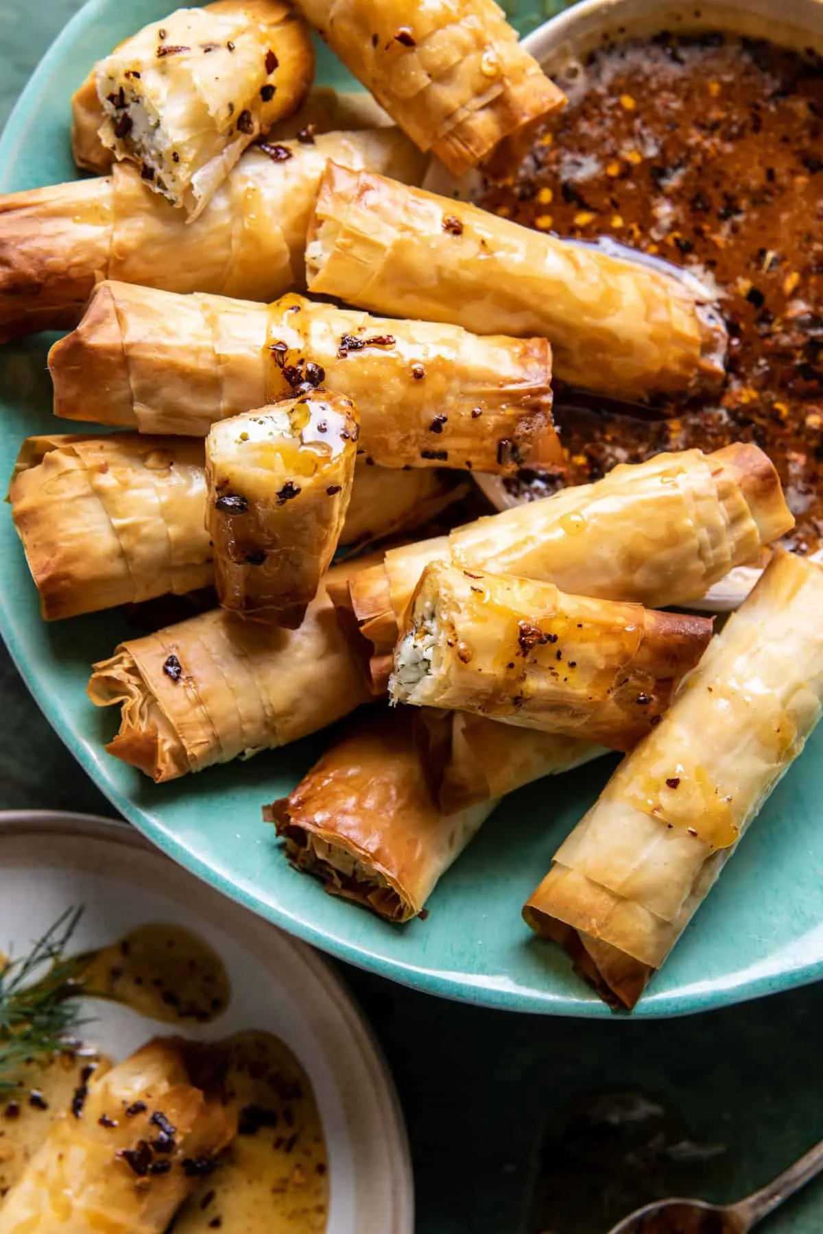oven-fried-feta-rolls-with-chili-honey