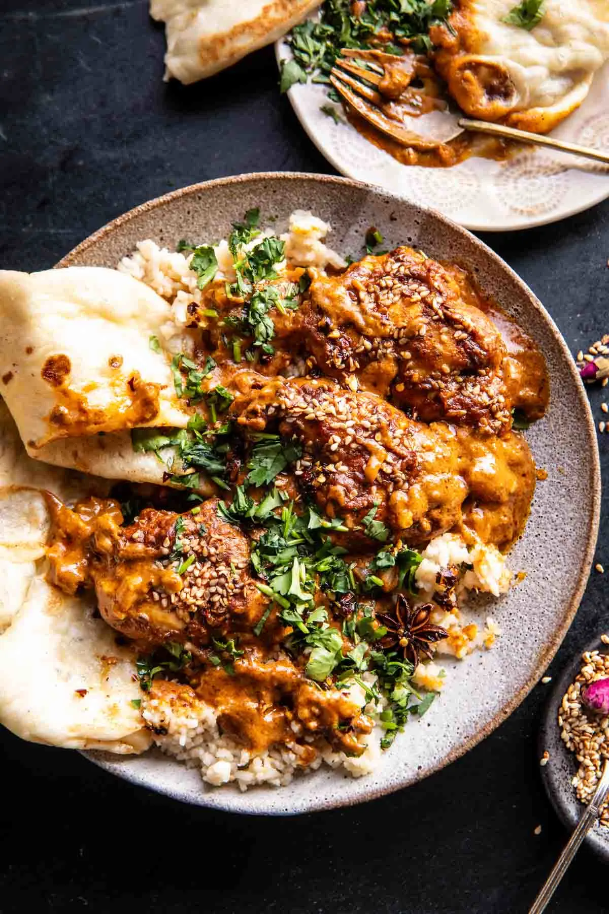 easy-baked-spicy-sesame-butter-chicken