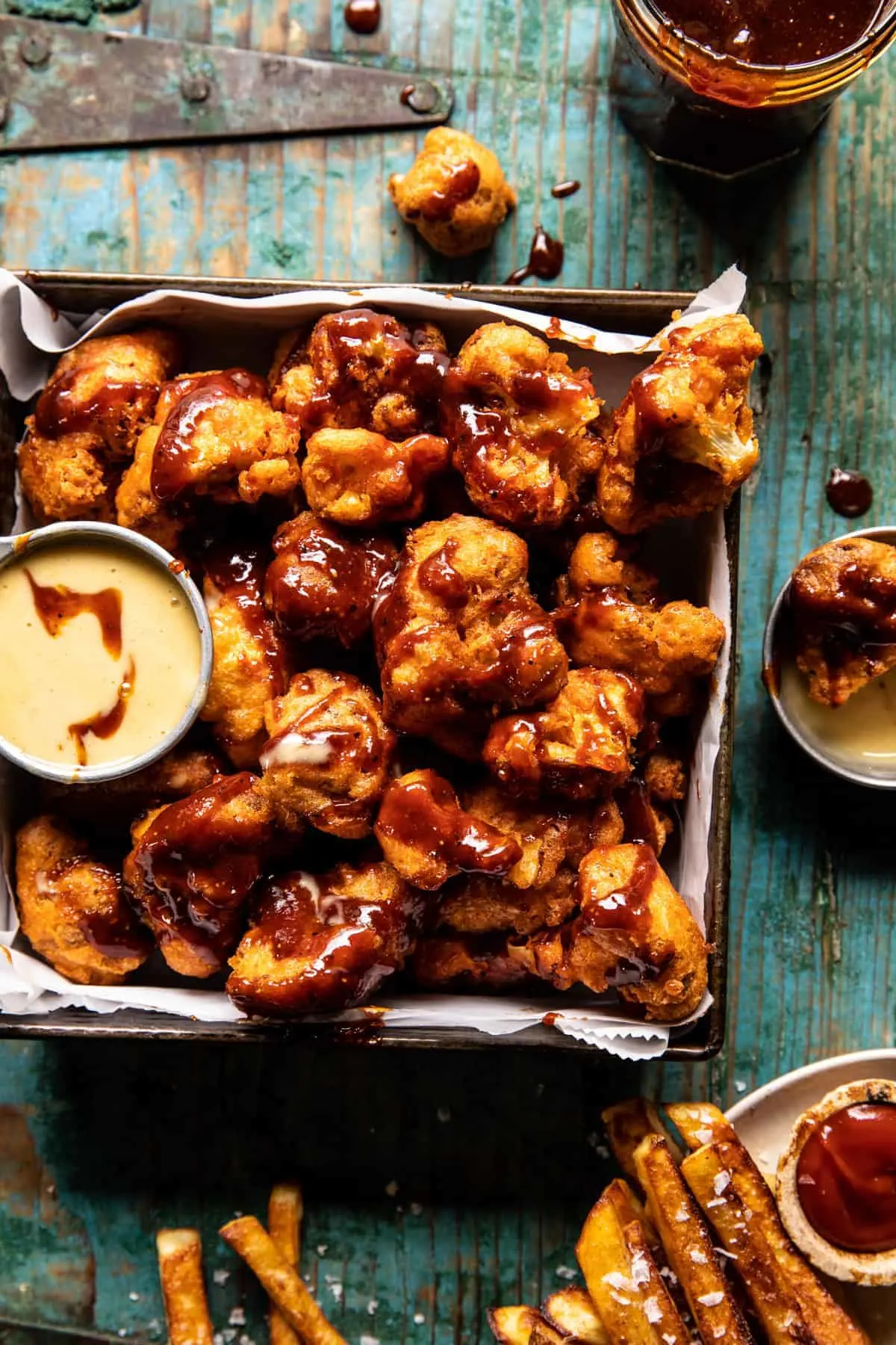 crispy-bbq-beer-battered-cauliflower-nuggets
