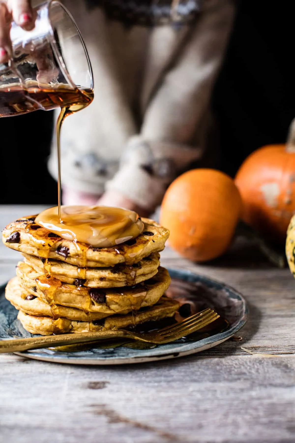 chocolate-chip-pumpkin-pancakes-with-whipped-maple-butter
