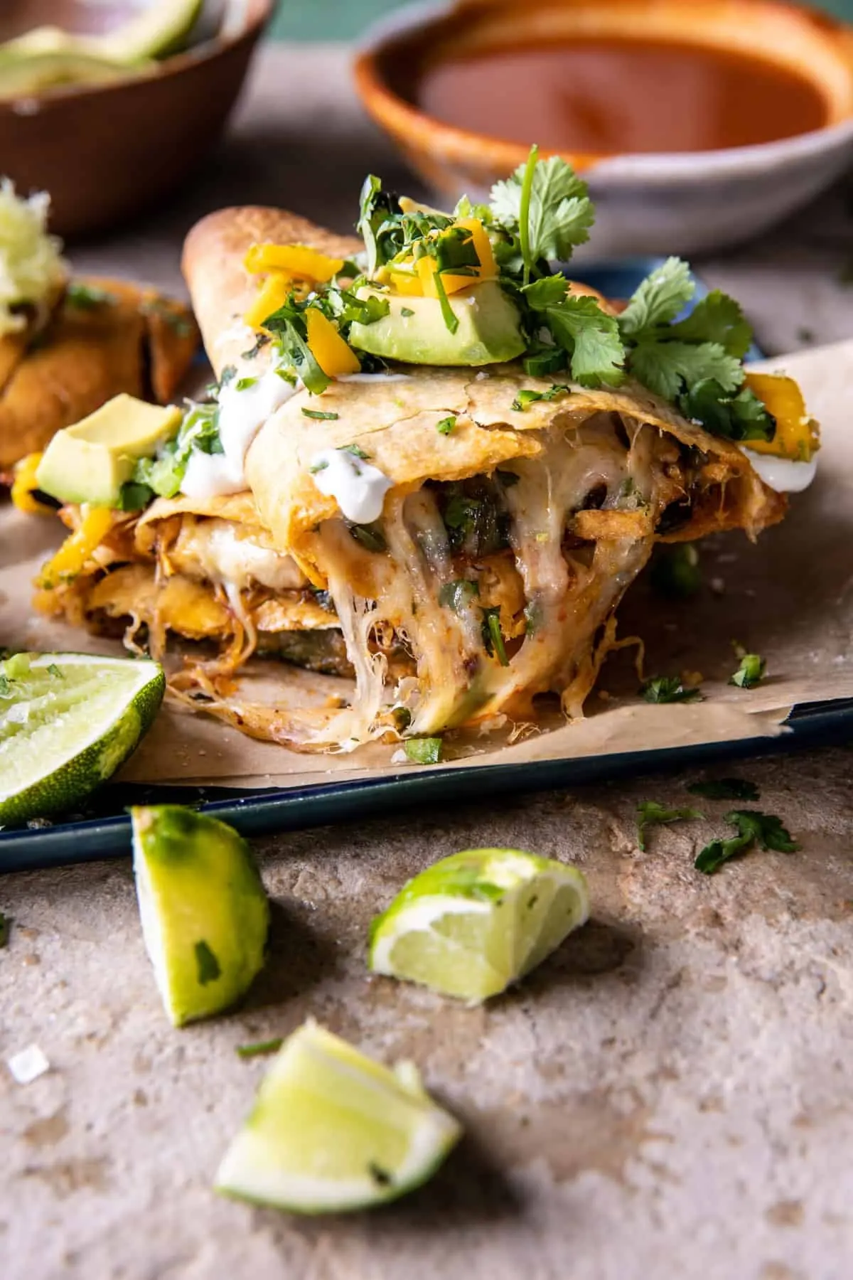 crispy-chicken-tinga-quesadillas