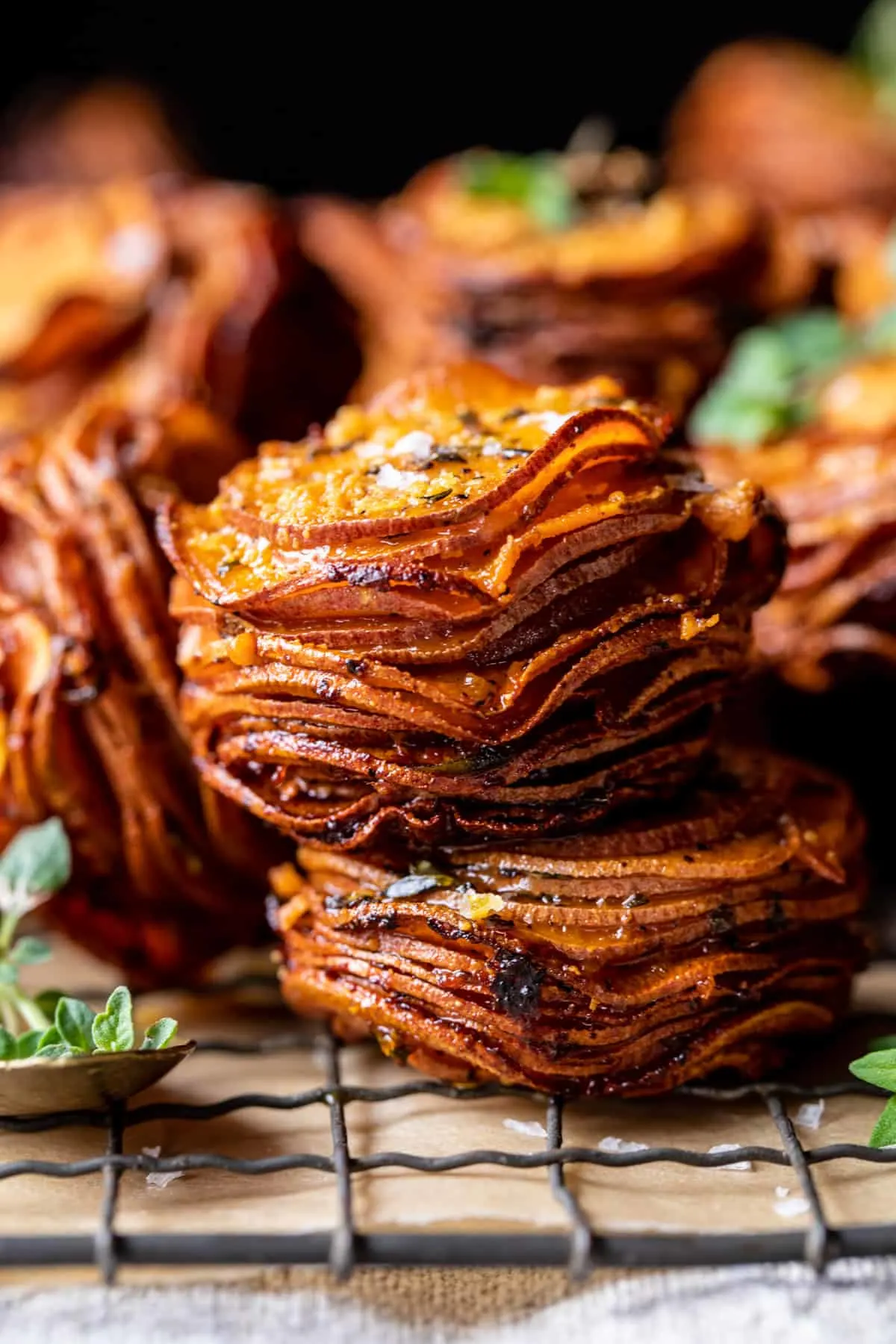 crispy-parmesan-thyme-sweet-potato-stacks.