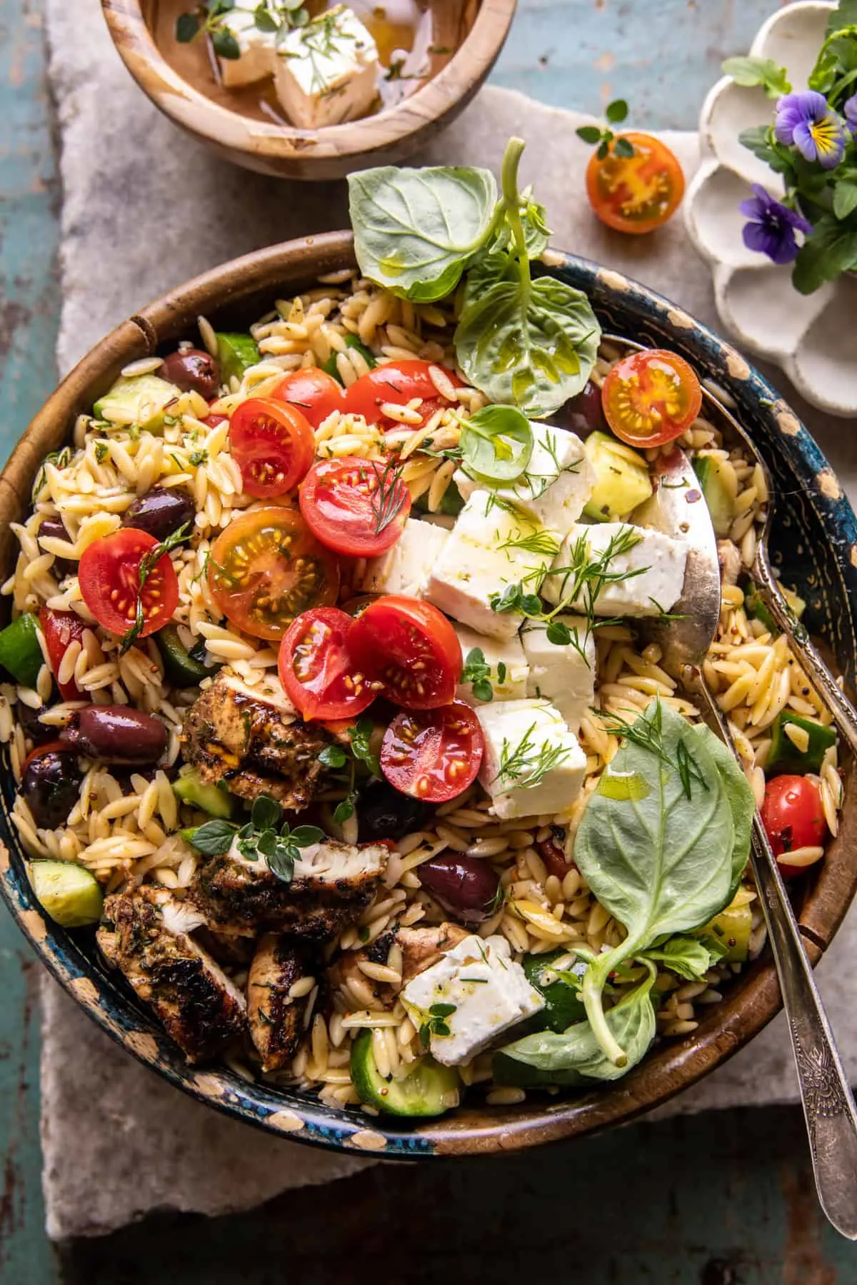 greek-chicken-orzo-salad