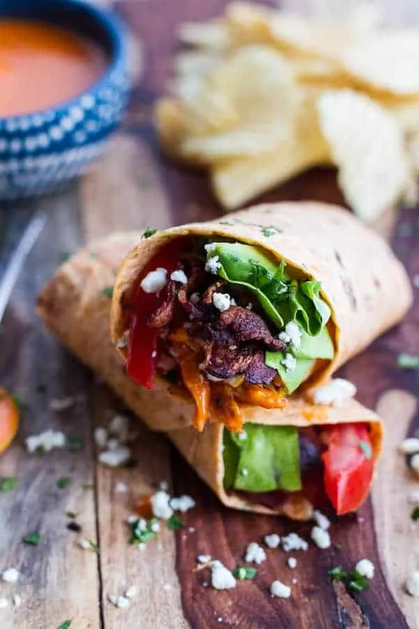 buffalo-chicken-avocado-blt-wraps.