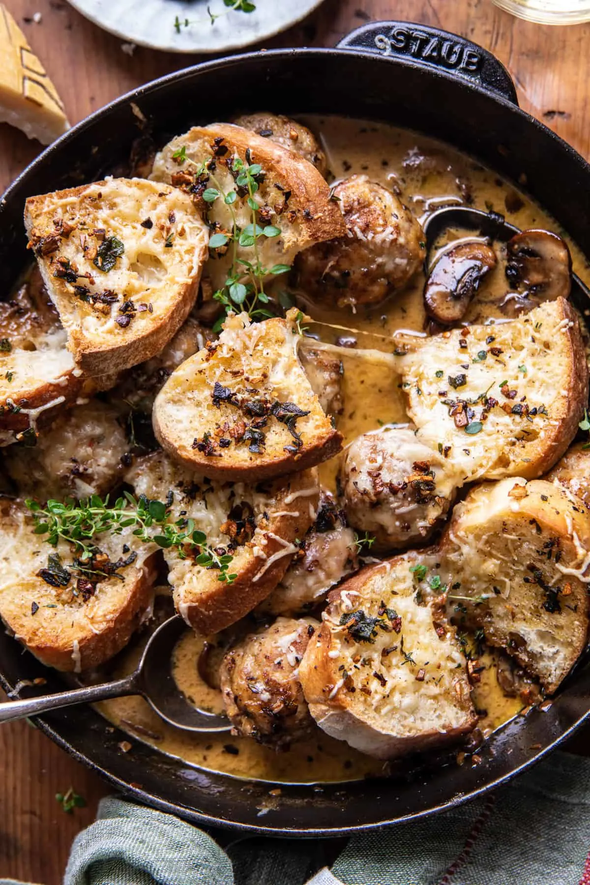 garlic-butter-chicken-marsala-meatballs