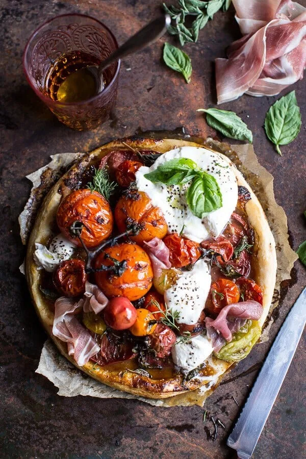 quick-balsamic-fig-roasted-tomato-and-burrata-cheese-tarts.