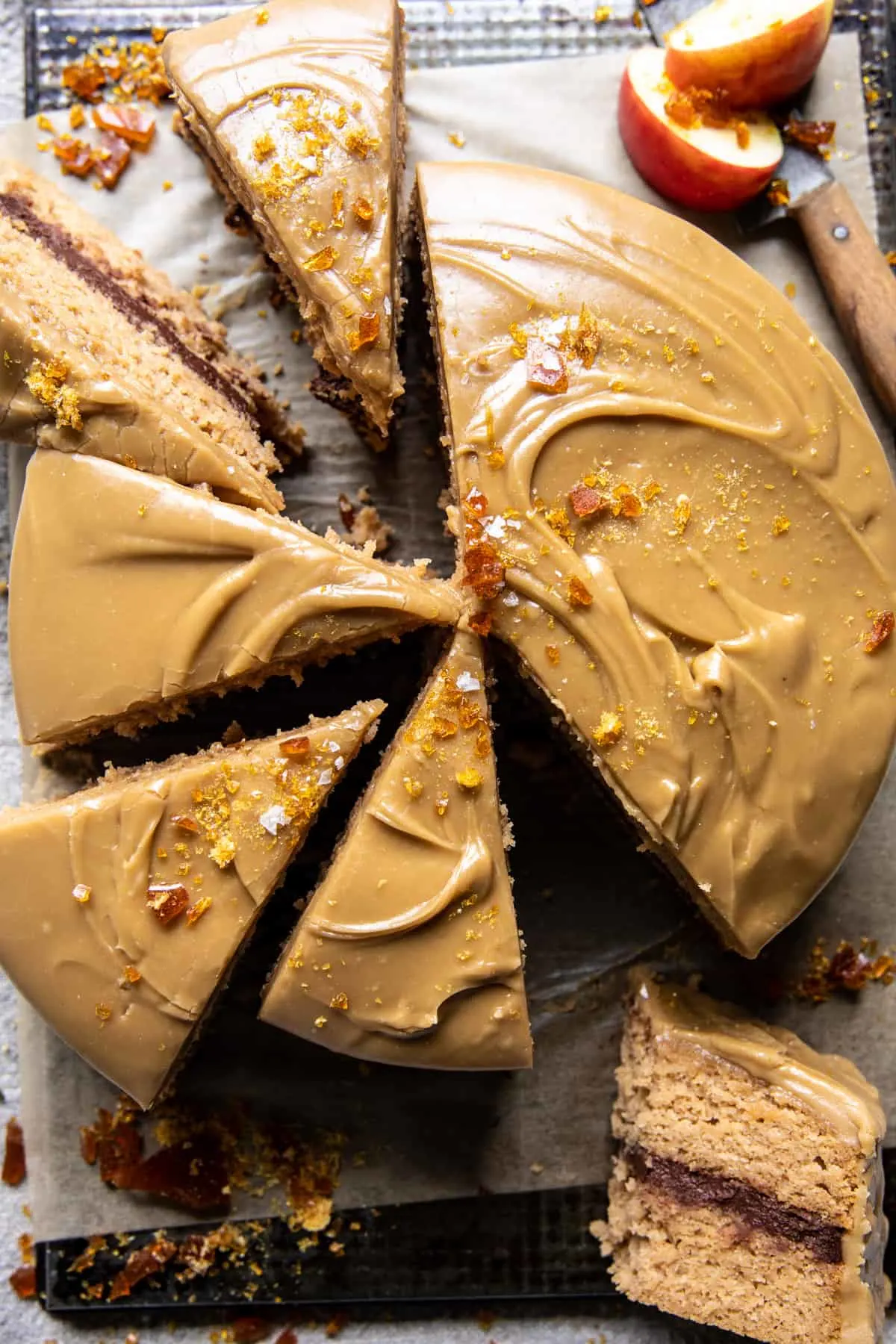 old-fashioned-caramel-apple-butter-cake-with-chocolate-frosting