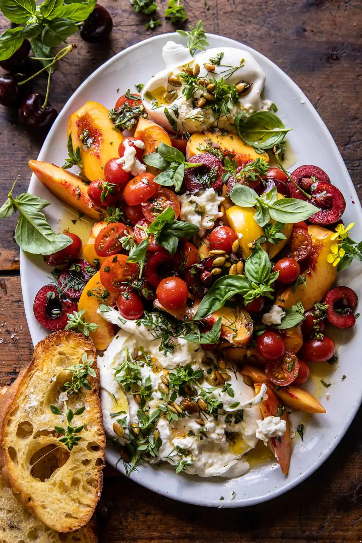 tomato-peach-and-burrata-salad