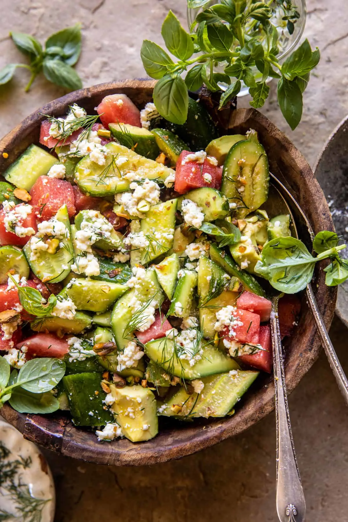 smashed-cucumber-and-watermelon-feta-salad