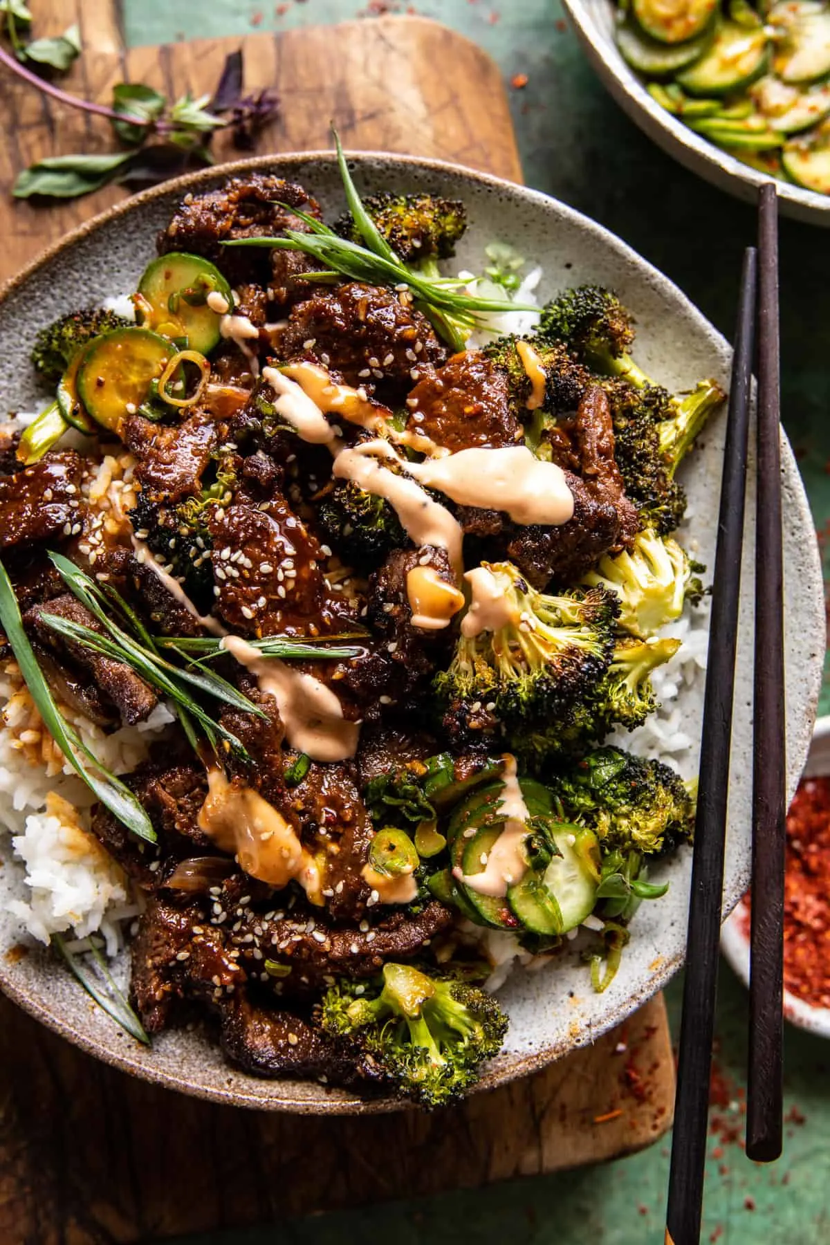 sheet-pan-spicy-ginger-sesame-beef-and-broccoli