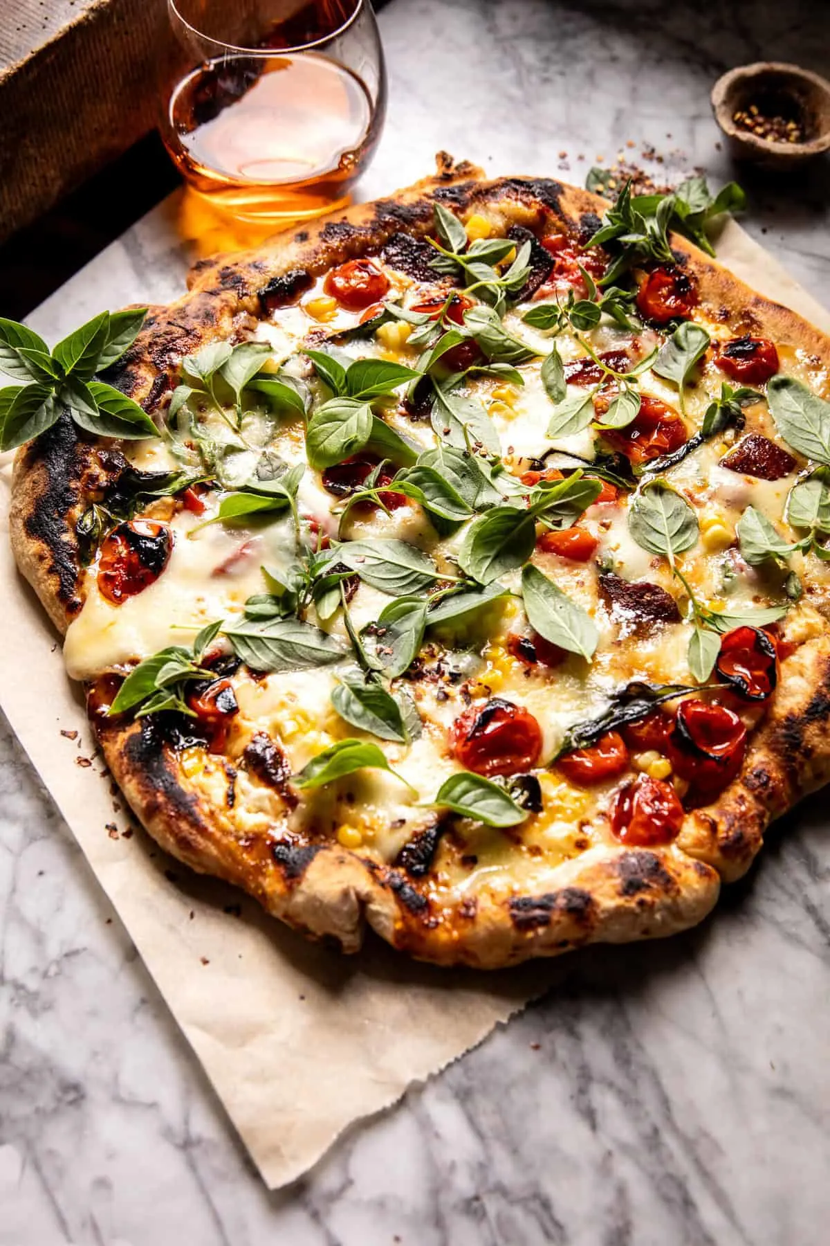 corn-tomato-and-bacon-goat-cheese-pizza