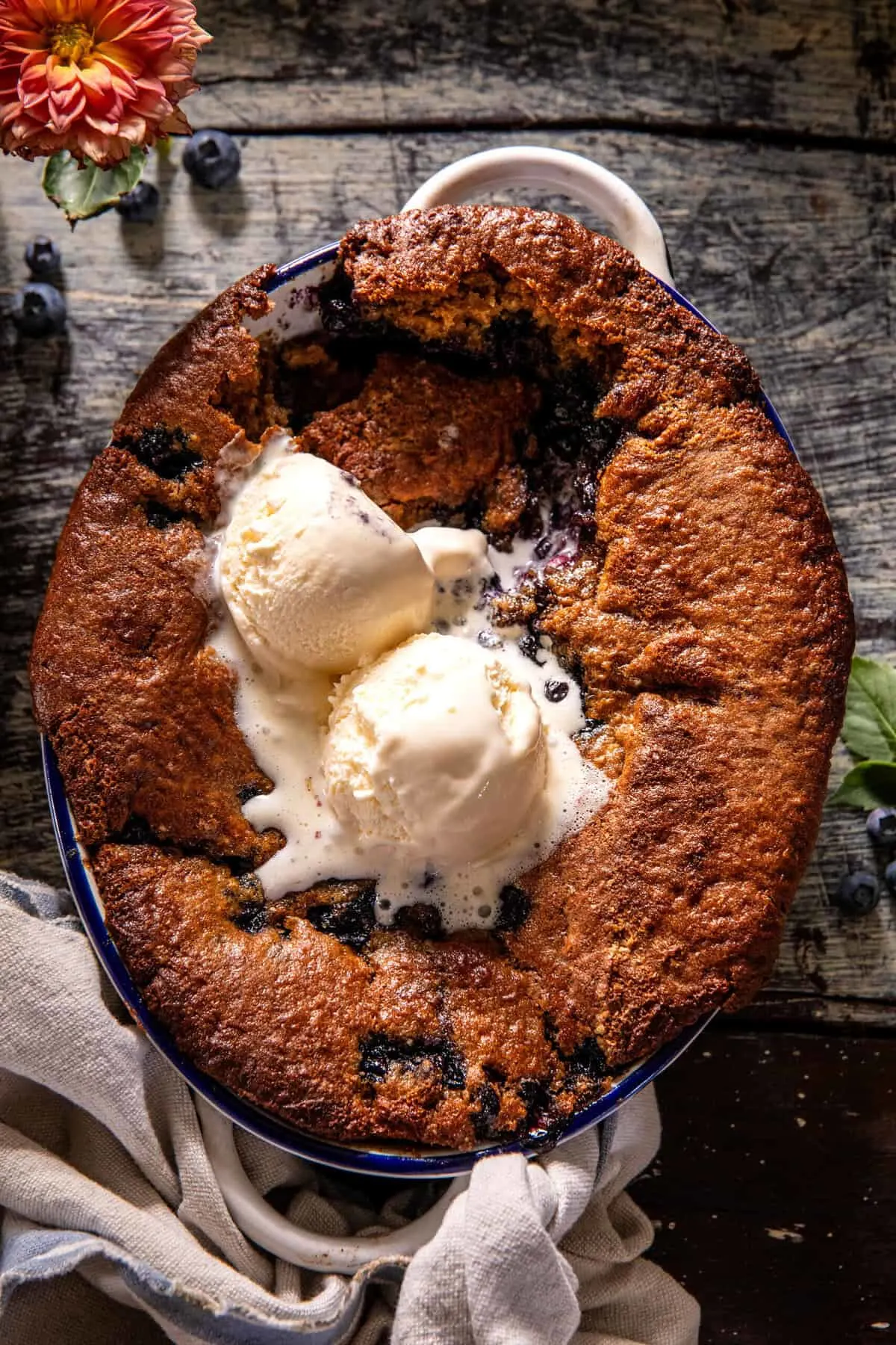easy-blueberry-ginger-cookie-cobbler