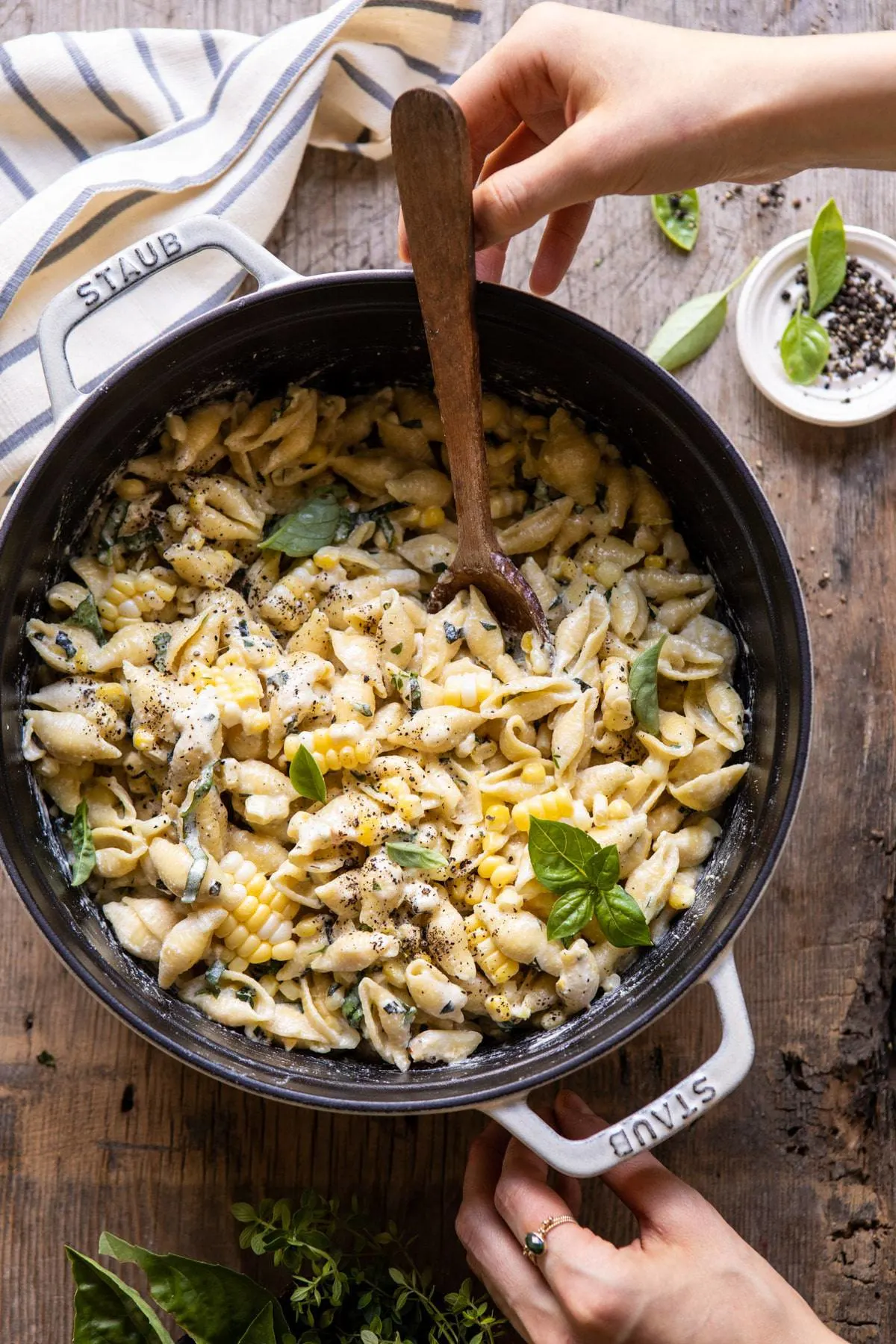 one-pot-lemon-basil-corn-and-ricotta-pasta.