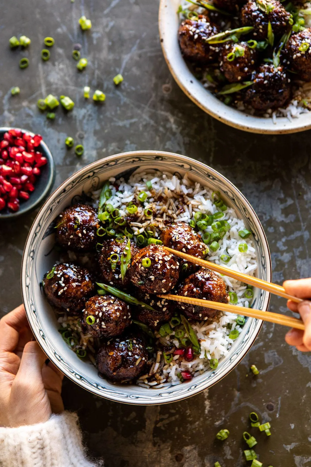 weeknight-30-minute-sticky-ginger-sesame-chicken-meatballs