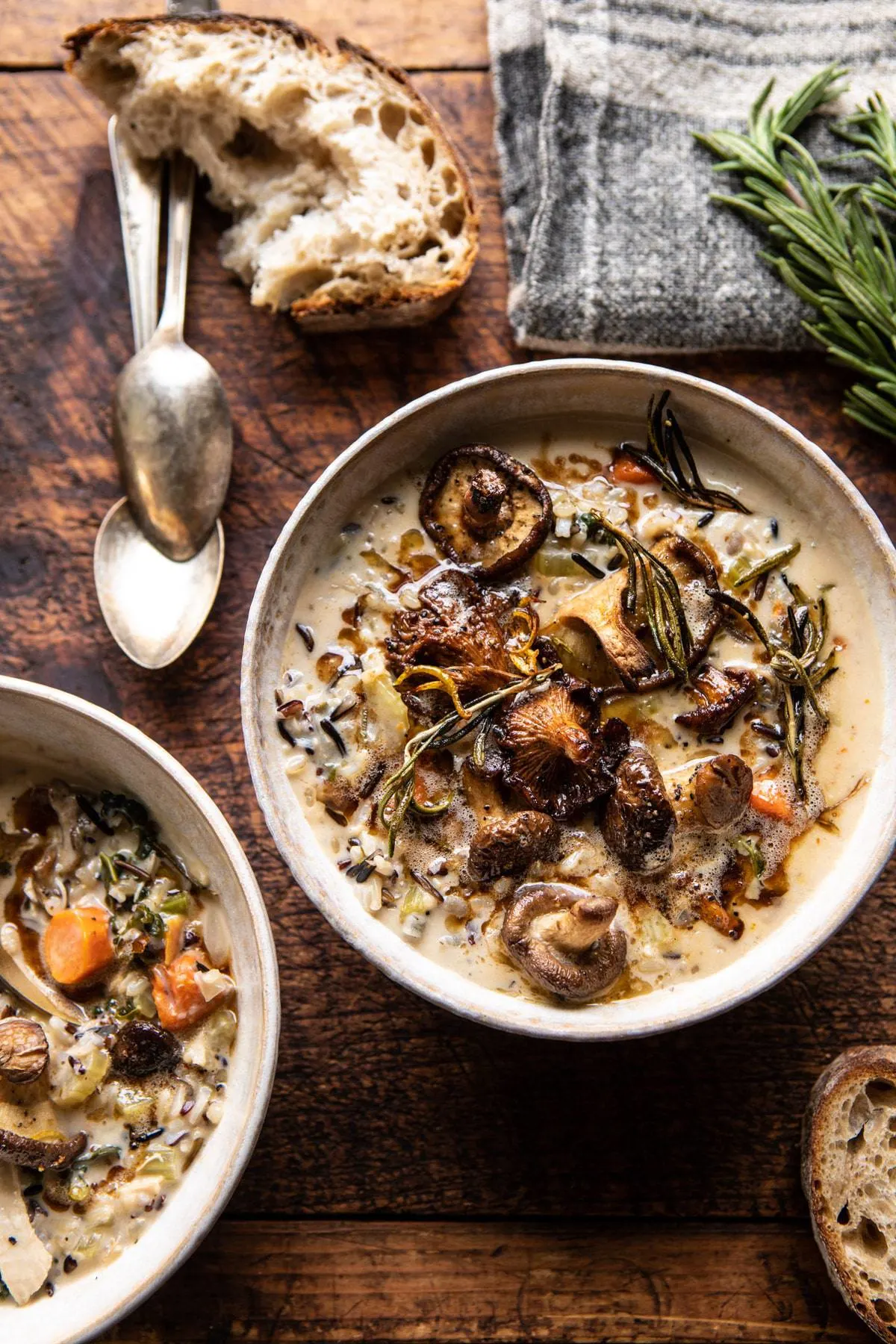 creamy-wild-rice-chicken-soup-with-roasted-mushrooms.