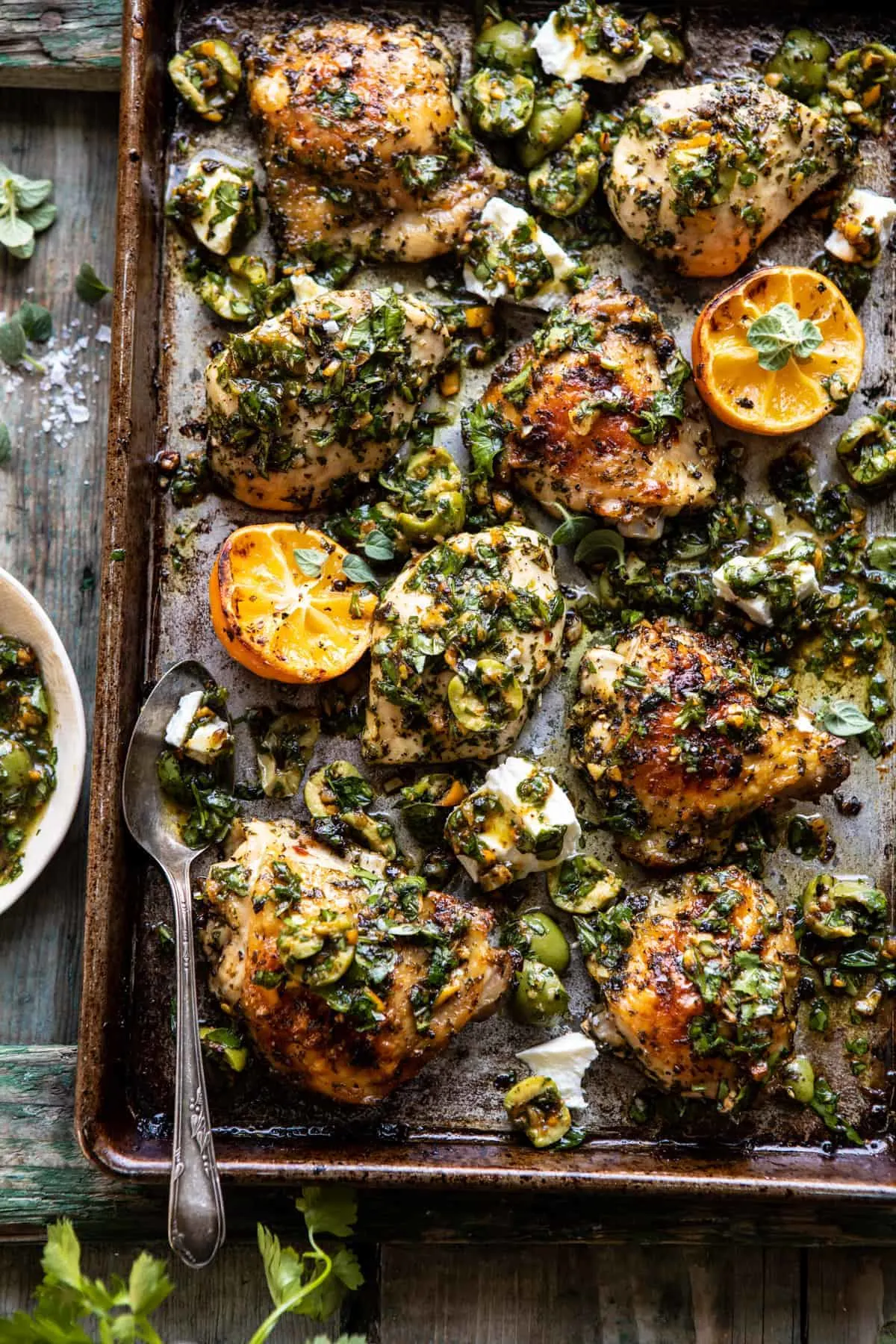 roasted-garlic-butter-chicken-with-lemon-olive-dressing.