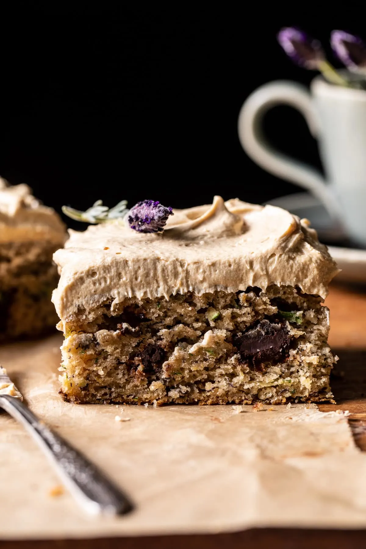 chocolate-zucchini-banana-cake-with-vanilla-coffee-frosting
