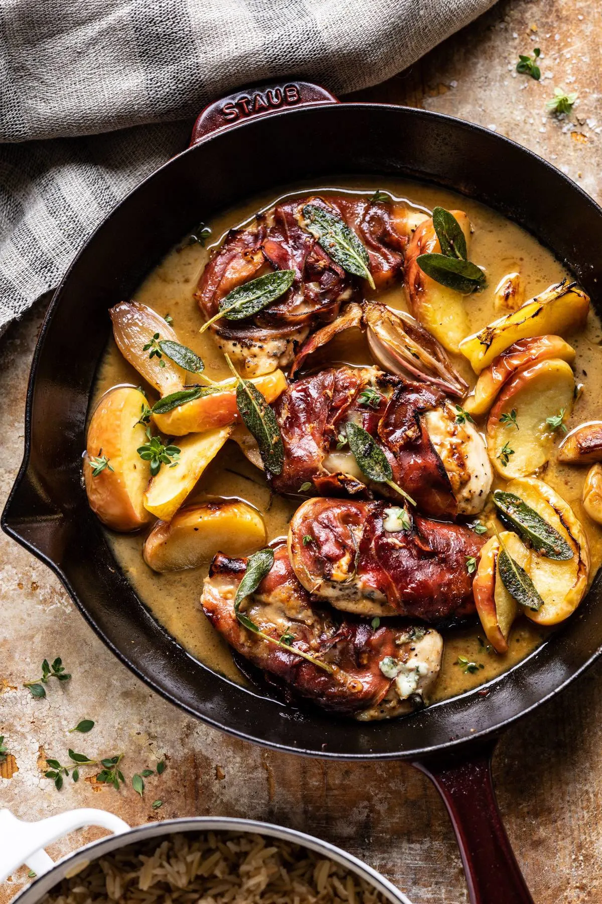 prosciutto-apple-and-sage-butter-chicken-with-cider-pan-sauce.