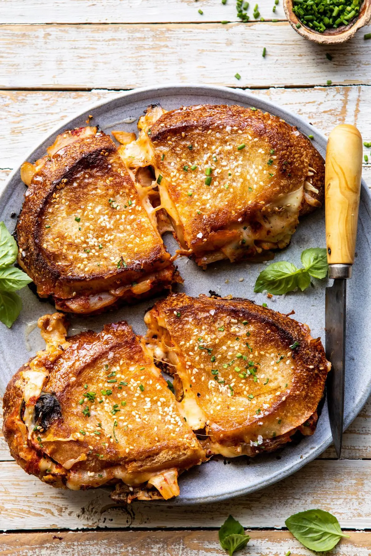 sesame-butter-kimchi-grilled-cheese