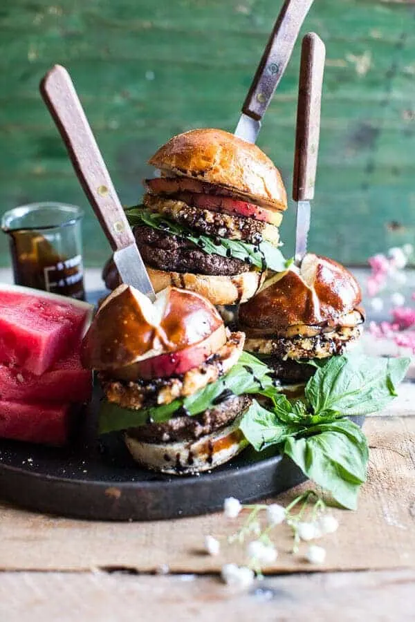 fried-mozzarella-and-caramelized-peach-caprese-burger-with-balsamic-drizzle