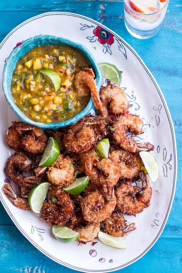 coconut-lime-fried-shrimp-with-fiery-mango-peach-jalapeno-sauce.