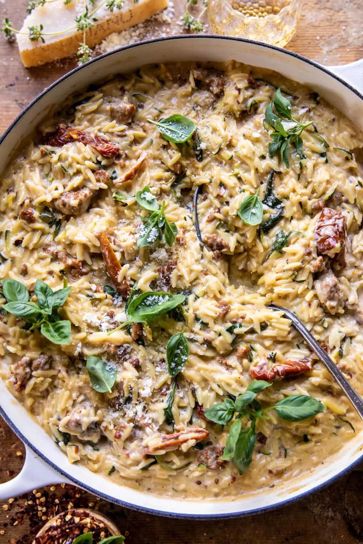 one-pot-creamy-sun-dried-tomato-orzo