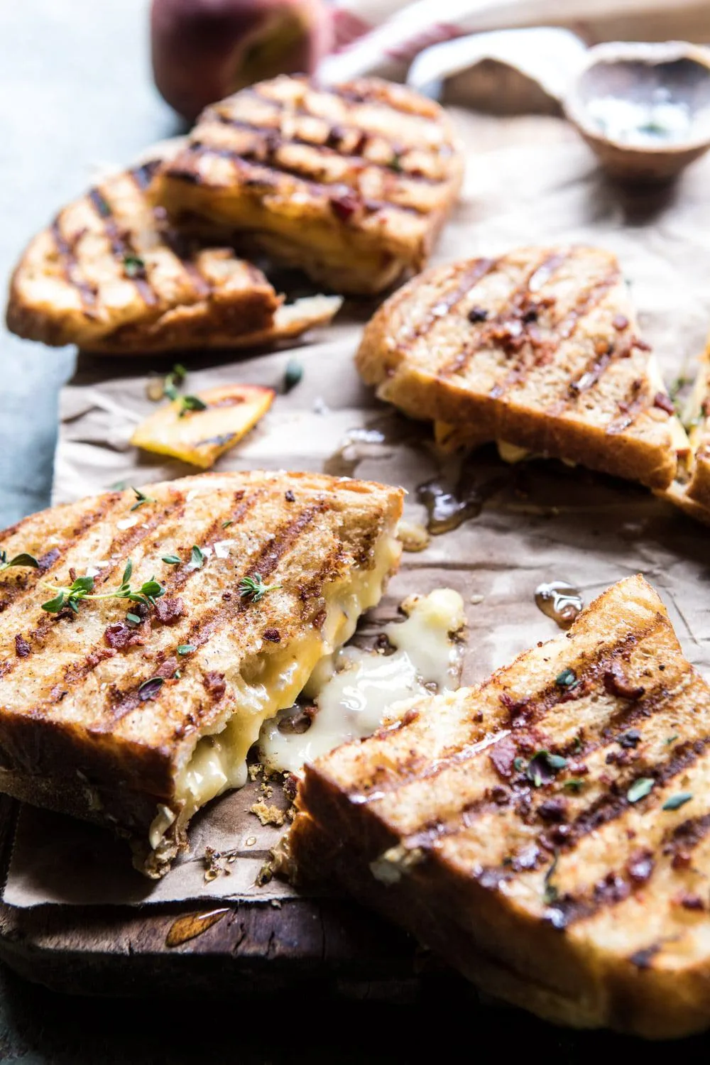 honey-peach-and-brie-panini-with-bacon-butter